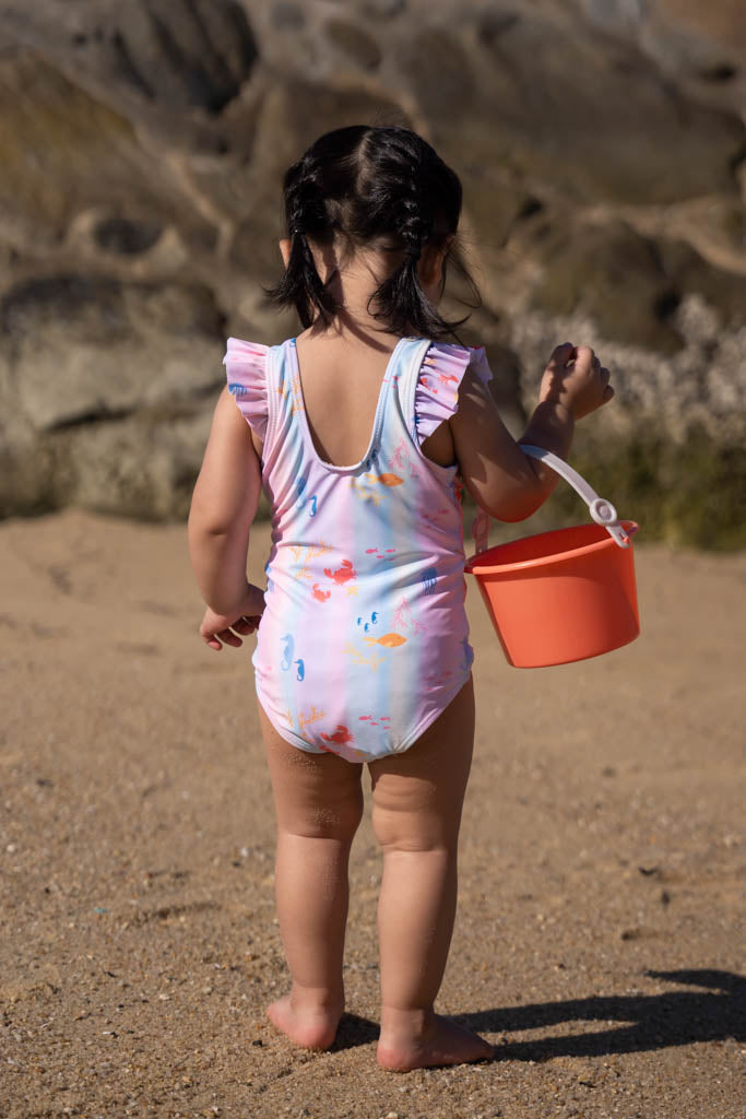 Rainbow clearance swimsuit girl