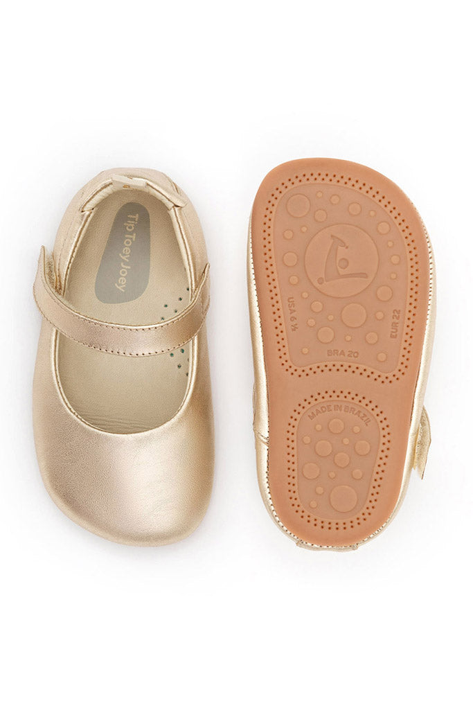 Gold mary jane baby on sale shoes