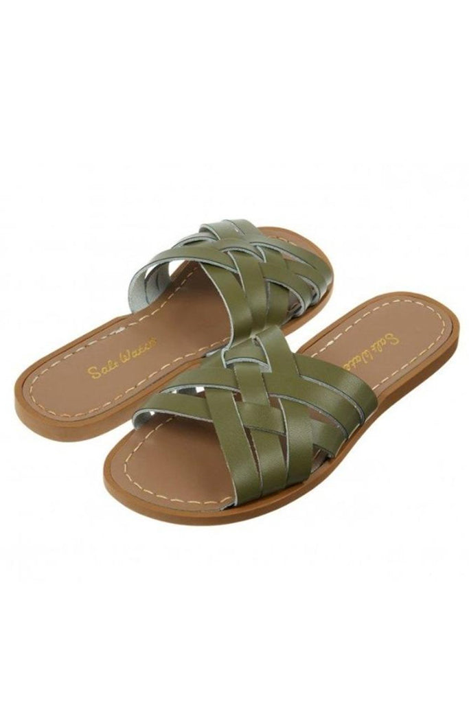 Saltwater on sale sandals olive