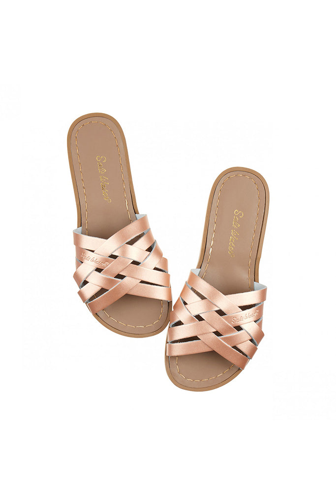 Gold on sale womens slides