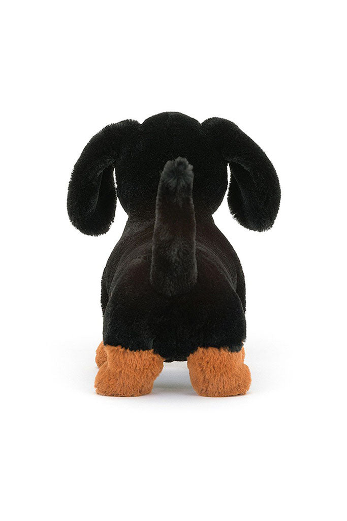 Squeaky sausage 2024 dog toy