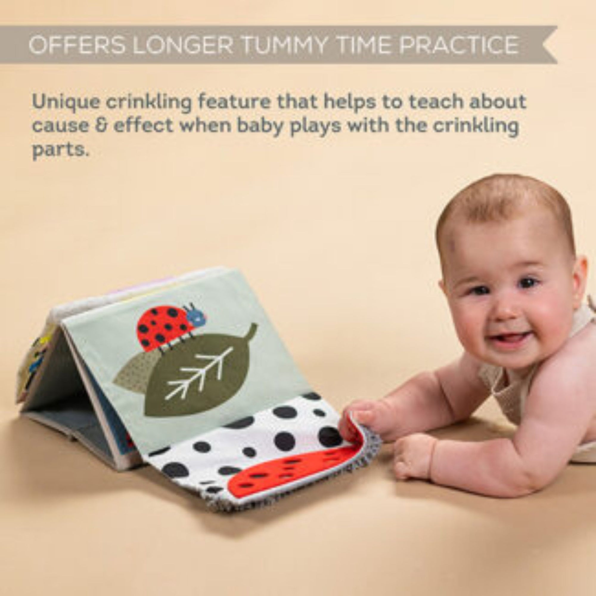 Taf Toys Tummy Time Sensory Book | The Elly Store 