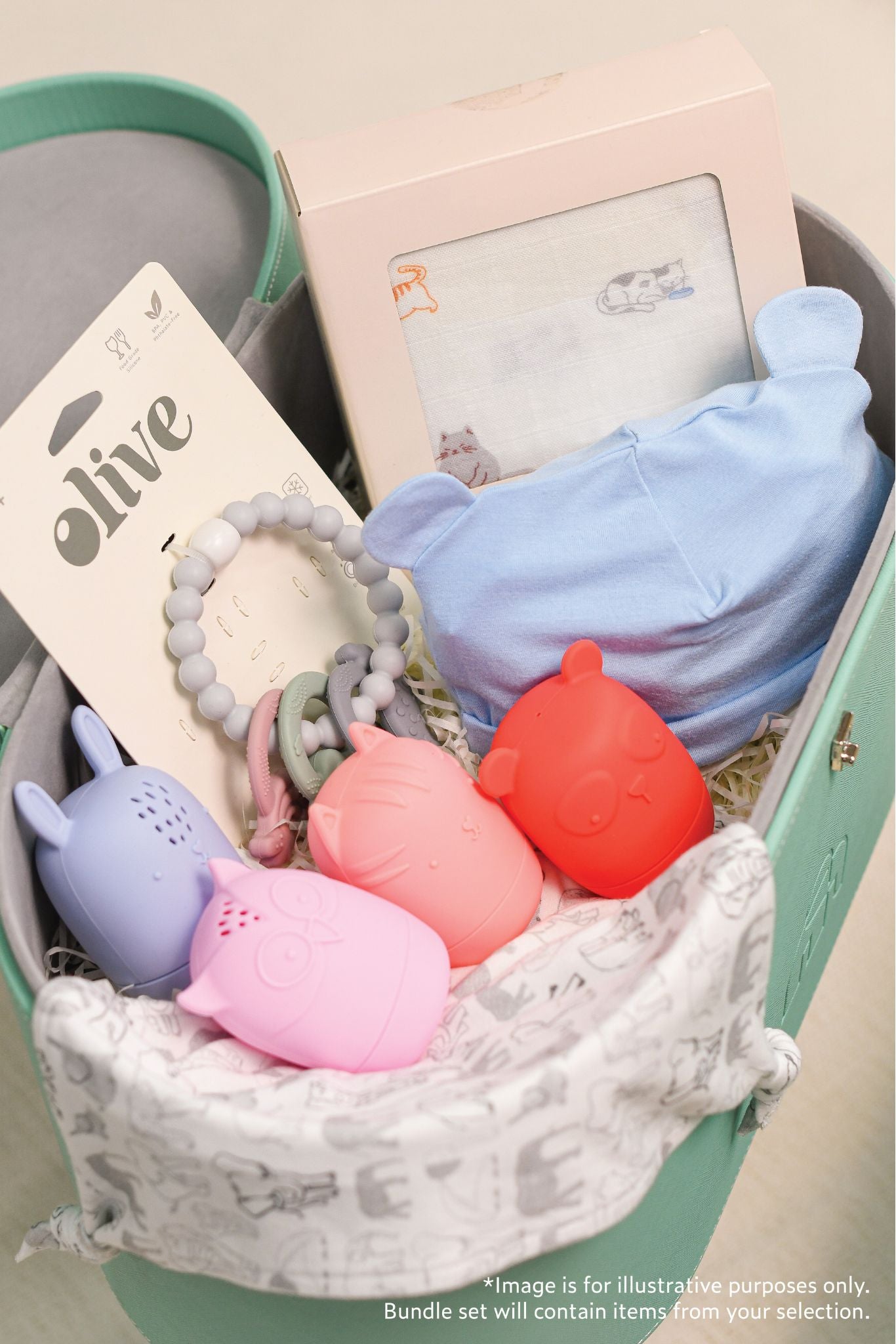 Summer Personalised Turquoise Baby Gift Set | The Elly Store