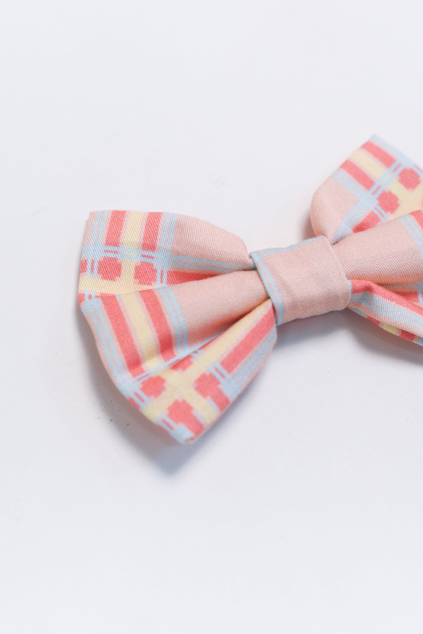 Pet Bow-Tie - Pink Terrier Plaids | The Elly Store