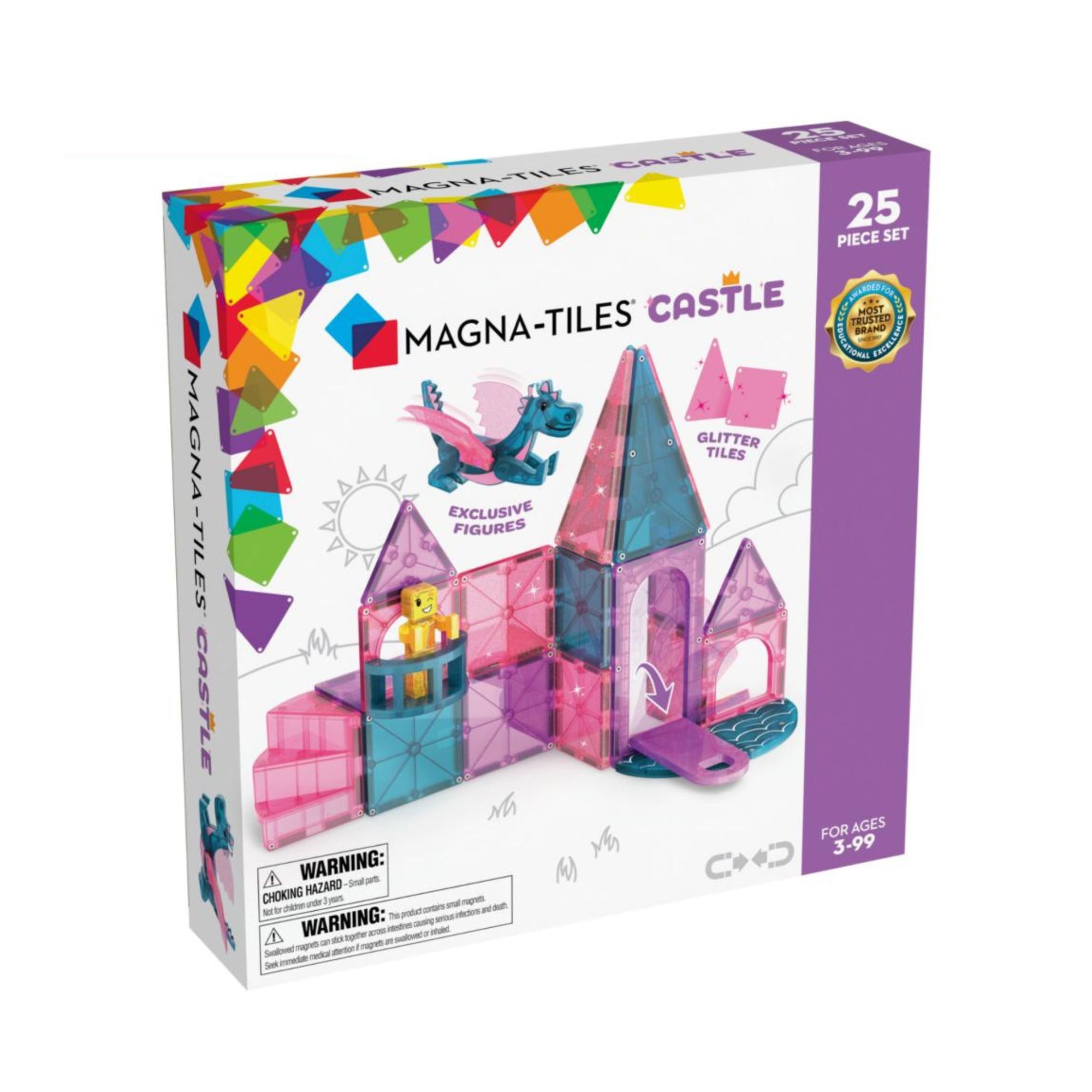 Magna-tiles Castle 25 Piece Set | The Elly Store 