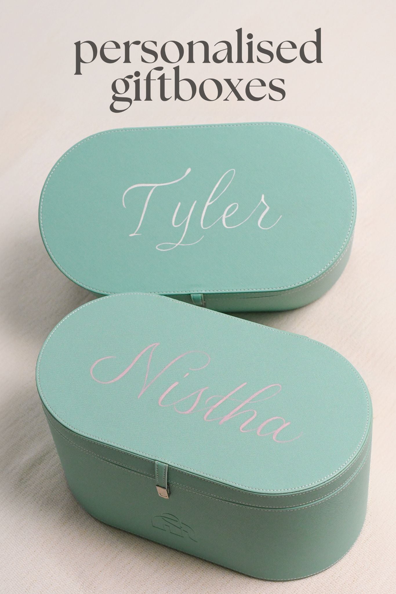 Classic Personalised Turquoise Baby Gift Set | The Elly Store