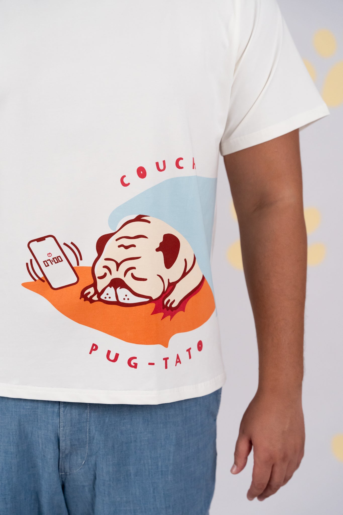 Adult Tee - Couch Pug-tato