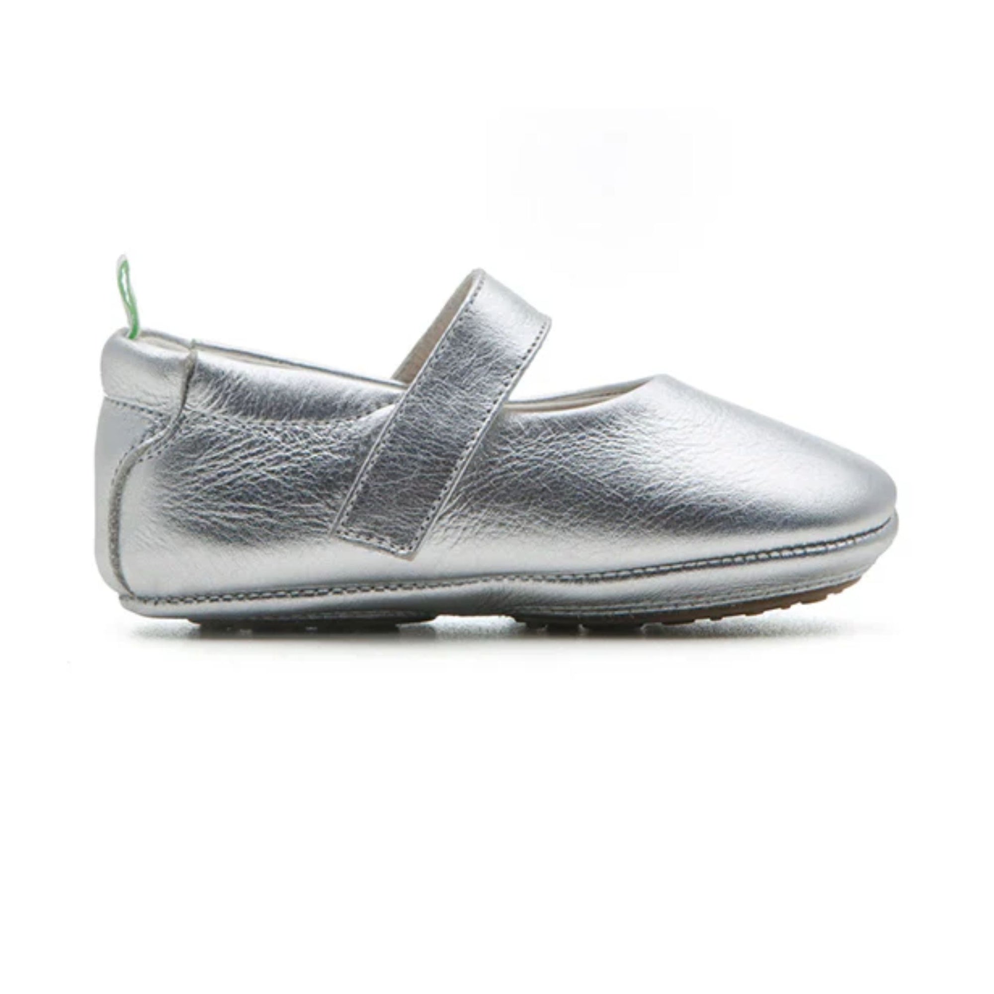 Tip Toey Joey Dolly Mary Janes - Silver