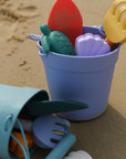 Olive | Beach Bucket Sand Play Set - Purple 8 piece Set | The Elly Store