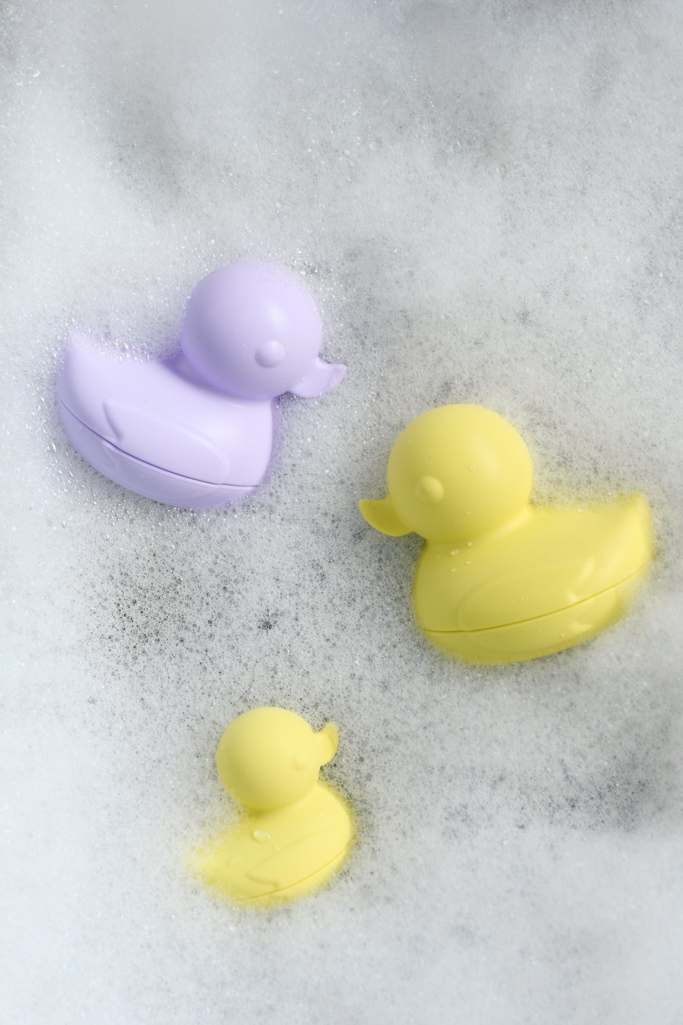 Olive | Silicone Ducky Bath Toy - Lilac Set of 2 | The Elly Store