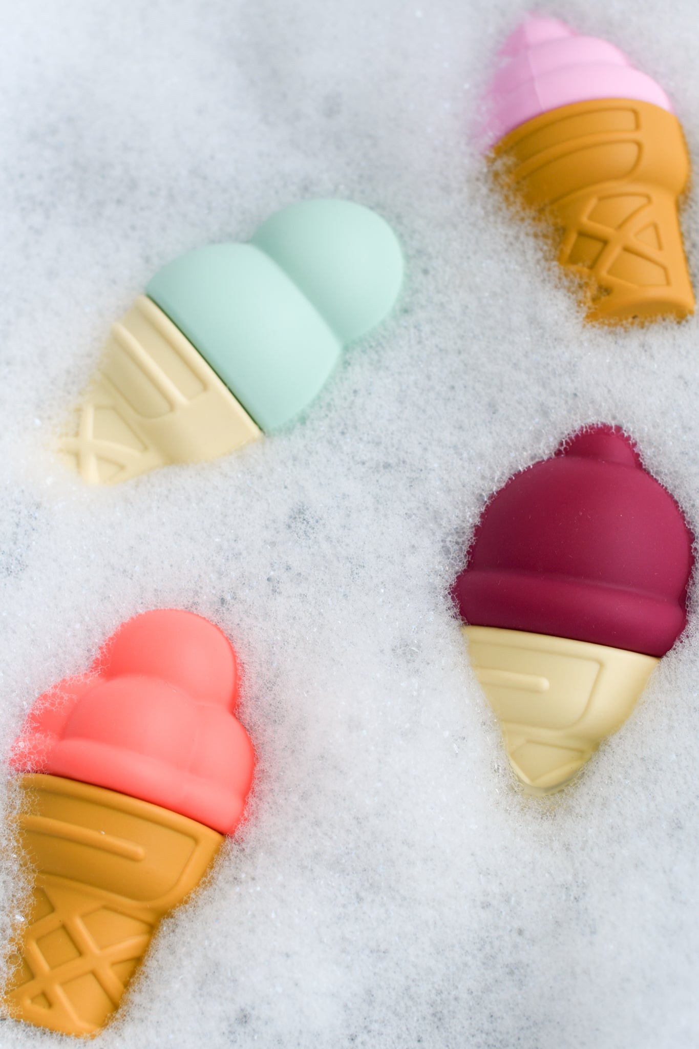 Olive Ice Cream Bath Toy - Set of 4 | The Elly Store