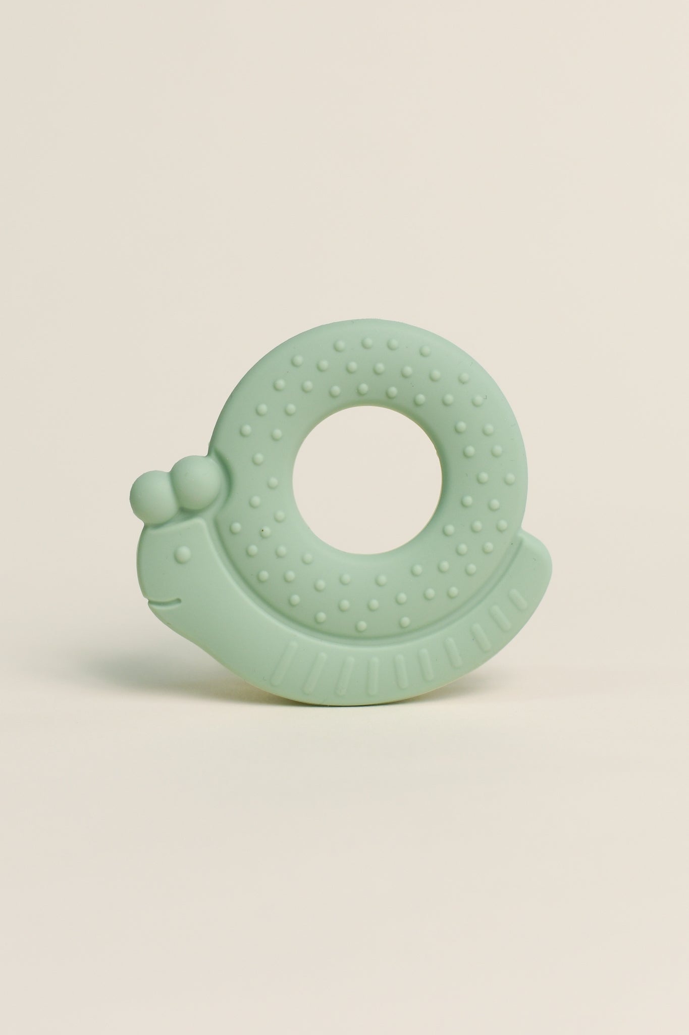 Olive Green Snail Teething Toy | The Elly Store 