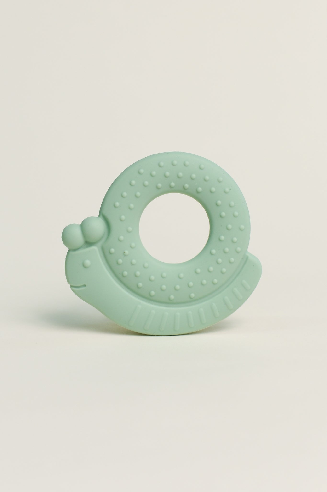 Olive Silicone Toys | Green Snail Teething Toy