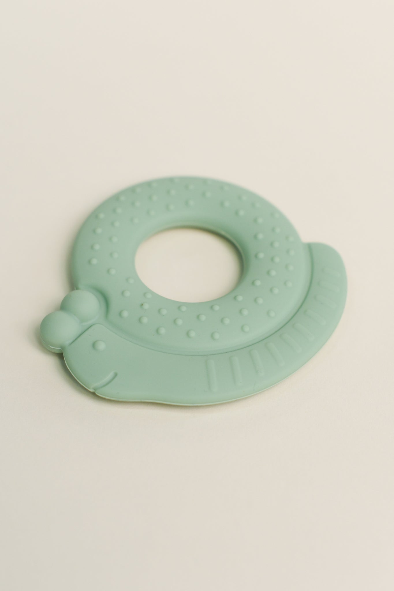 Olive Green Snail Teething Toy | The Elly Store 