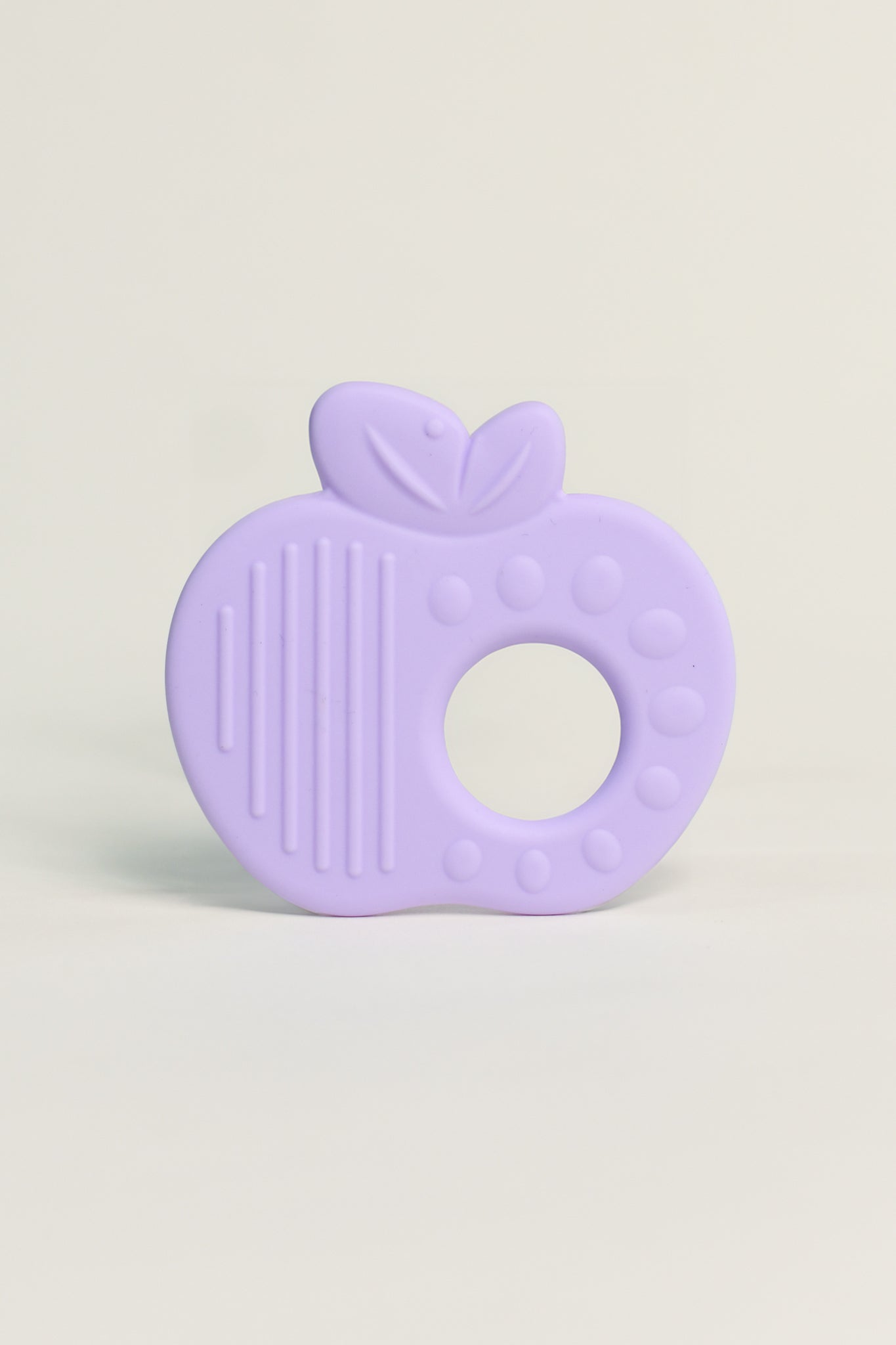 Olive Silicone Toys | Lilac Apple Teething Toy