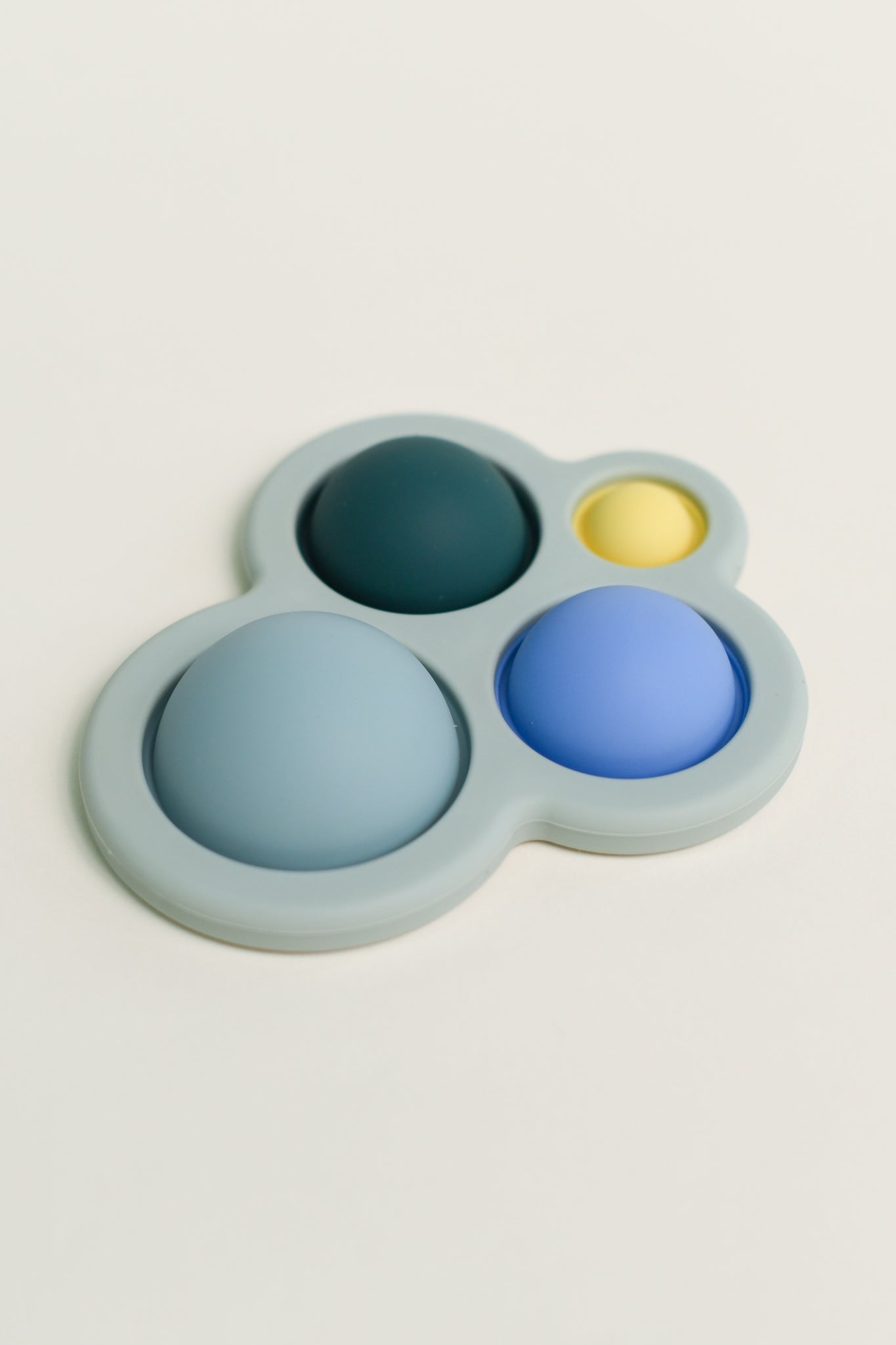 Olive Silicone Toy | Blue Pop Cloud