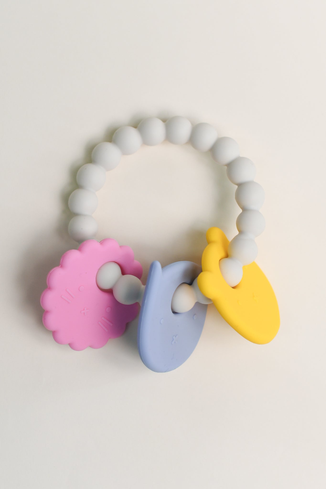 Olive Silicone Toys | Kitty & Friends Teething Ring