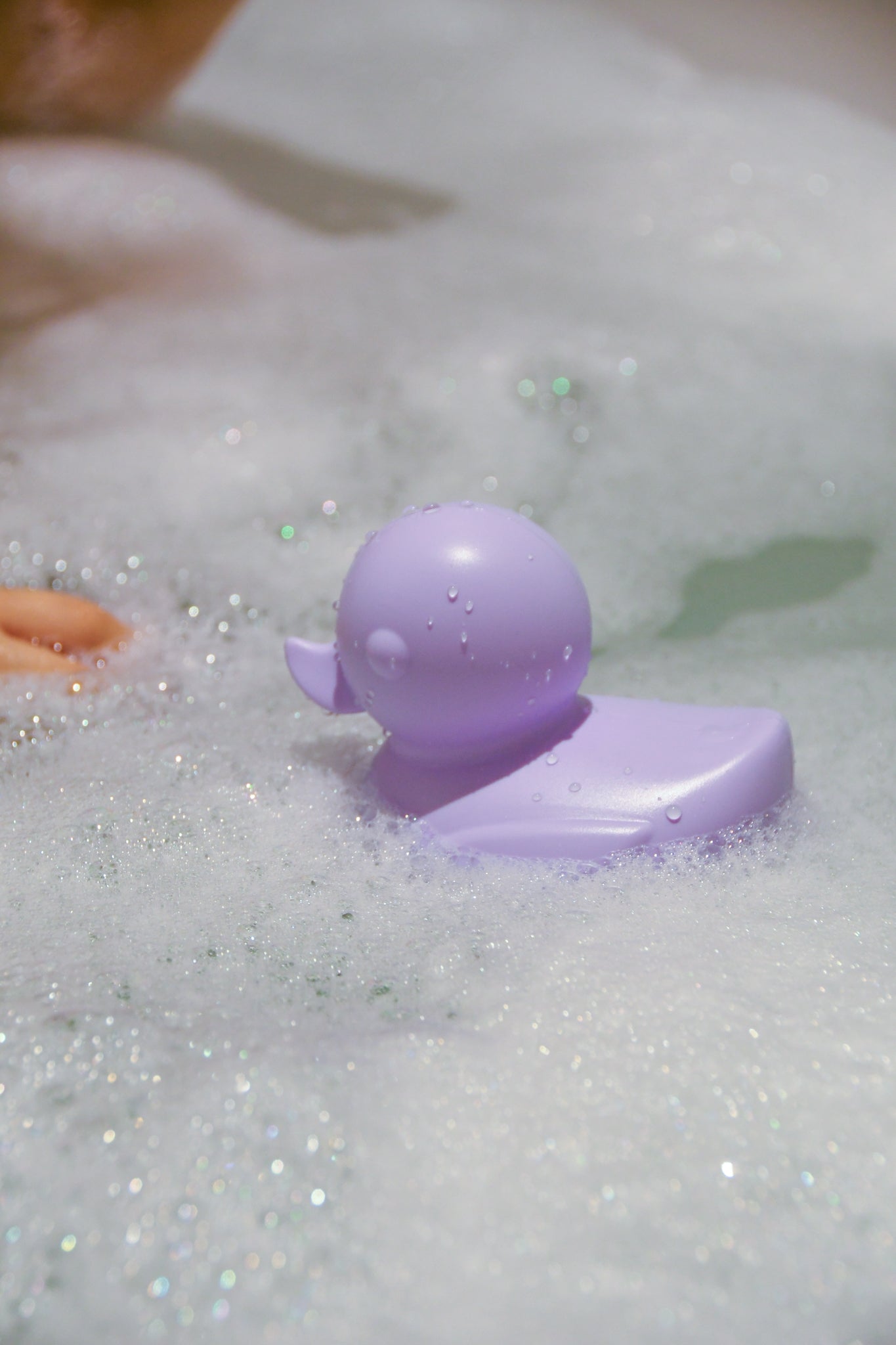 Olive | Silicone Ducky Bath Toy - Lilac Set of 2 | The Elly Store