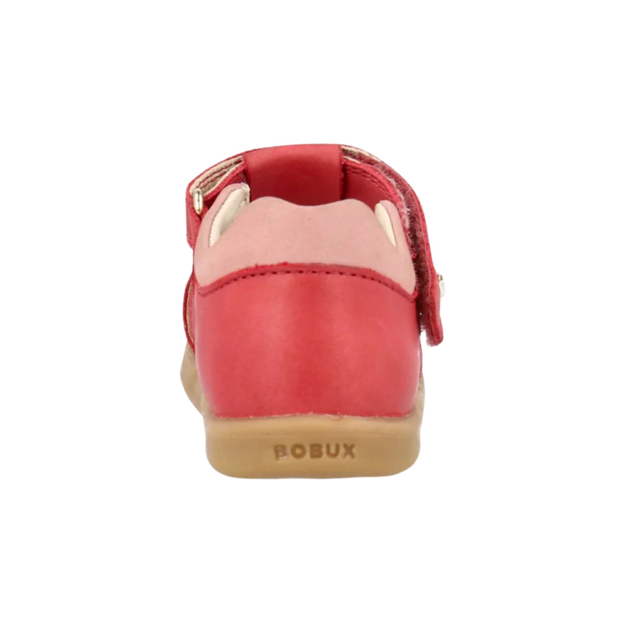 Bobux Mineral Red &amp; Rose Cross Jump Sandals i-Walk