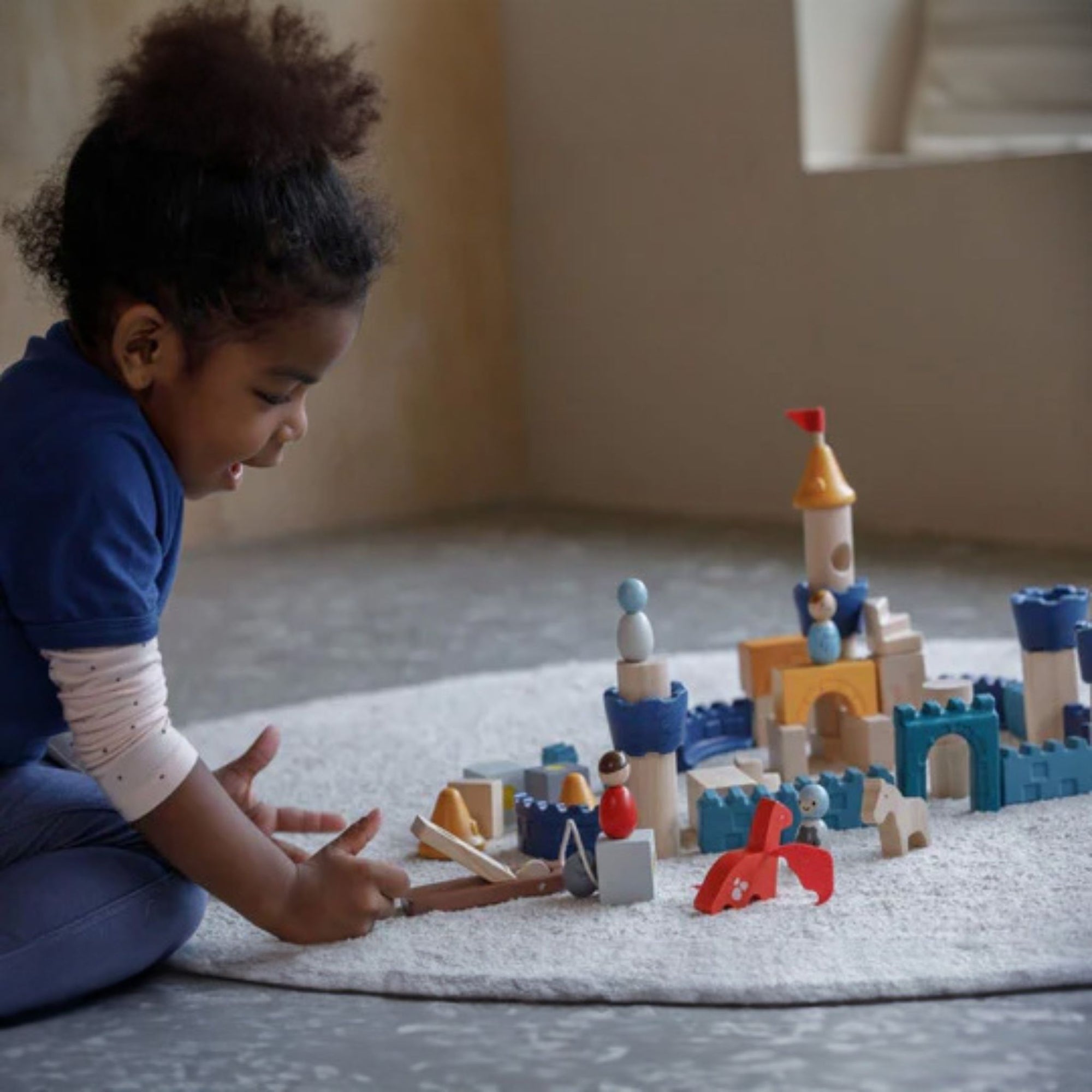 Plan Toys Castle Blocks - Orchard | The Elly Store 