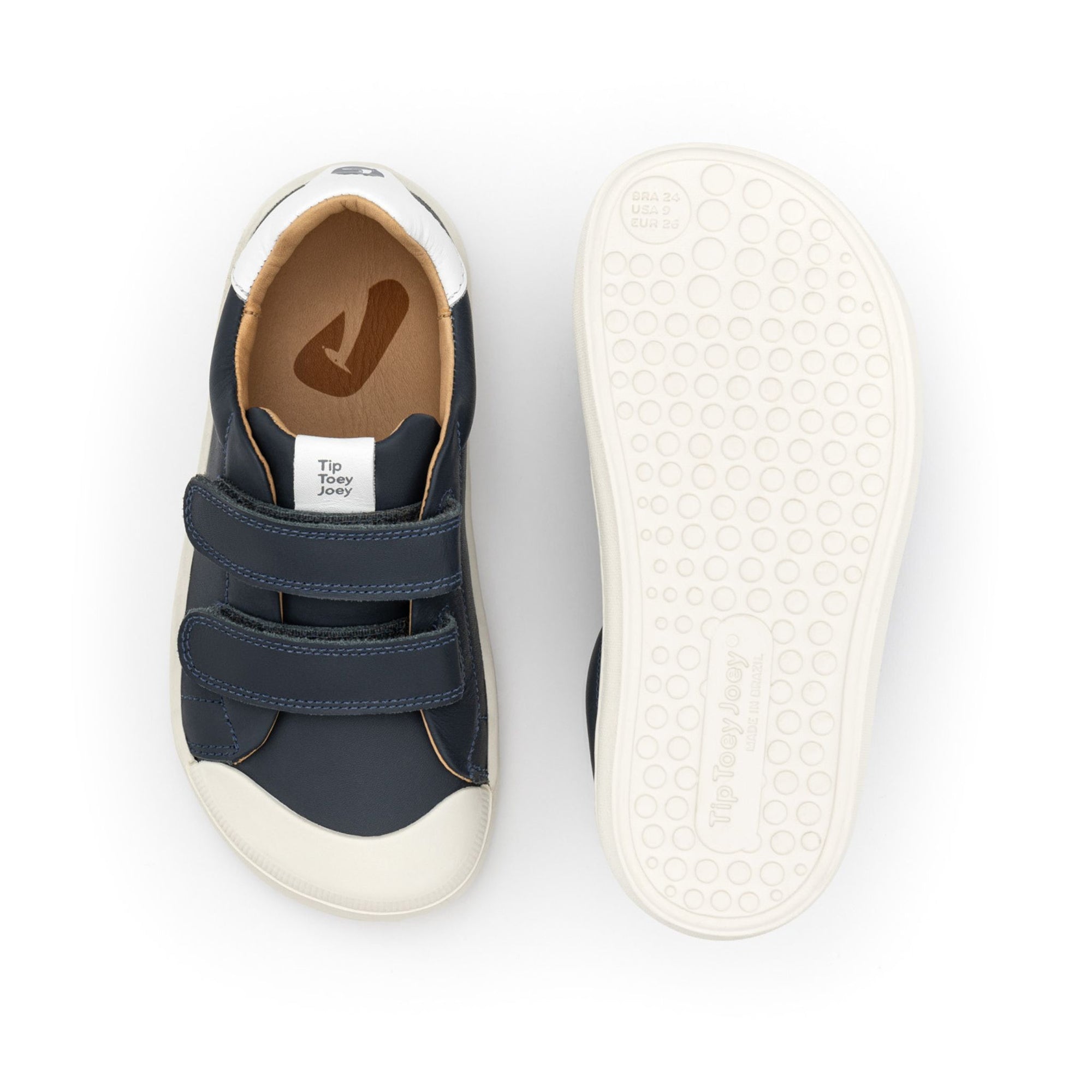 Tip Toey Joey Ramp Sneakers - Navy / White (Kids) | The Elly Store