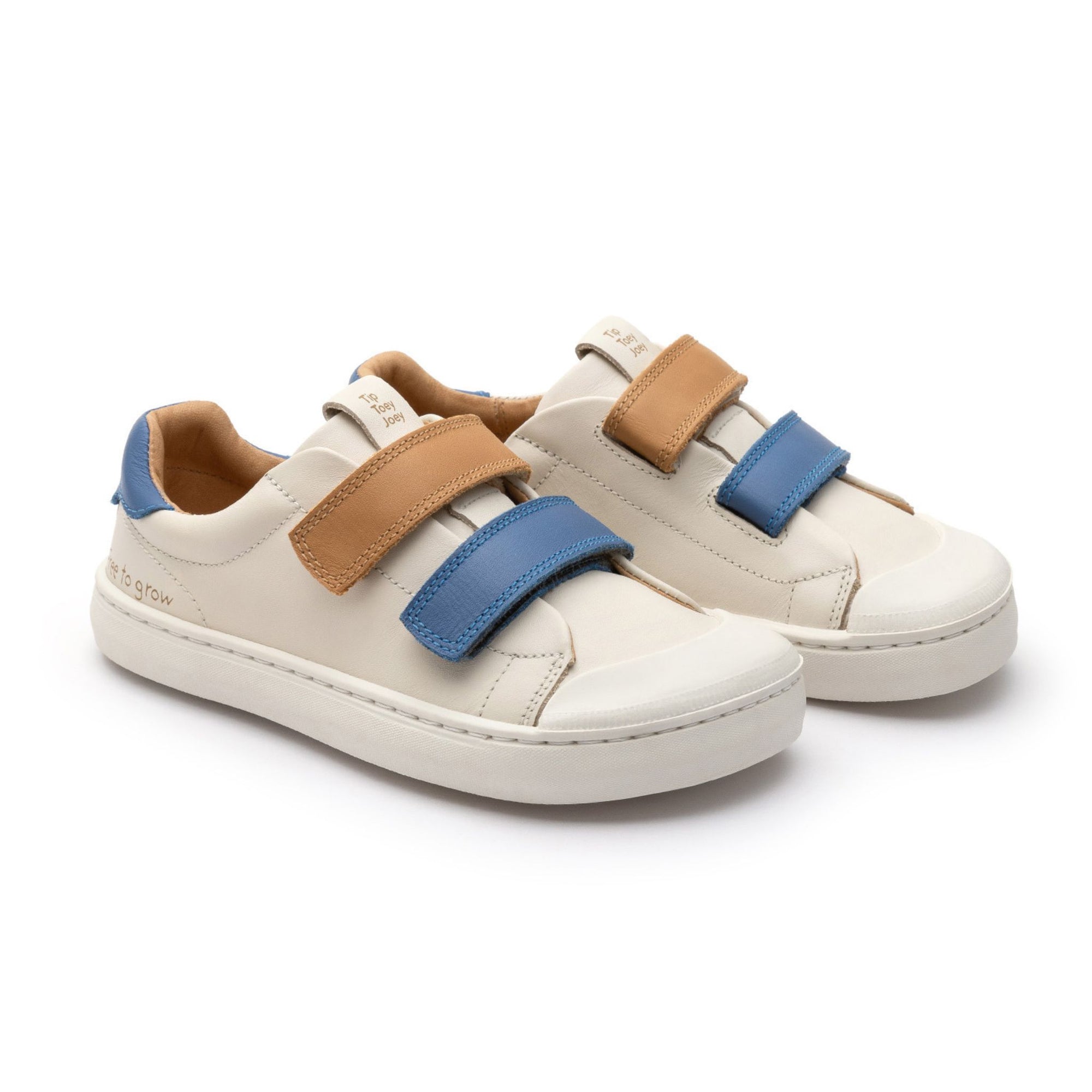 Tip Toey Joey Ramp Play Sneakers - Tapioca / Blue Tang / Hay (Kids) | The Elly Store