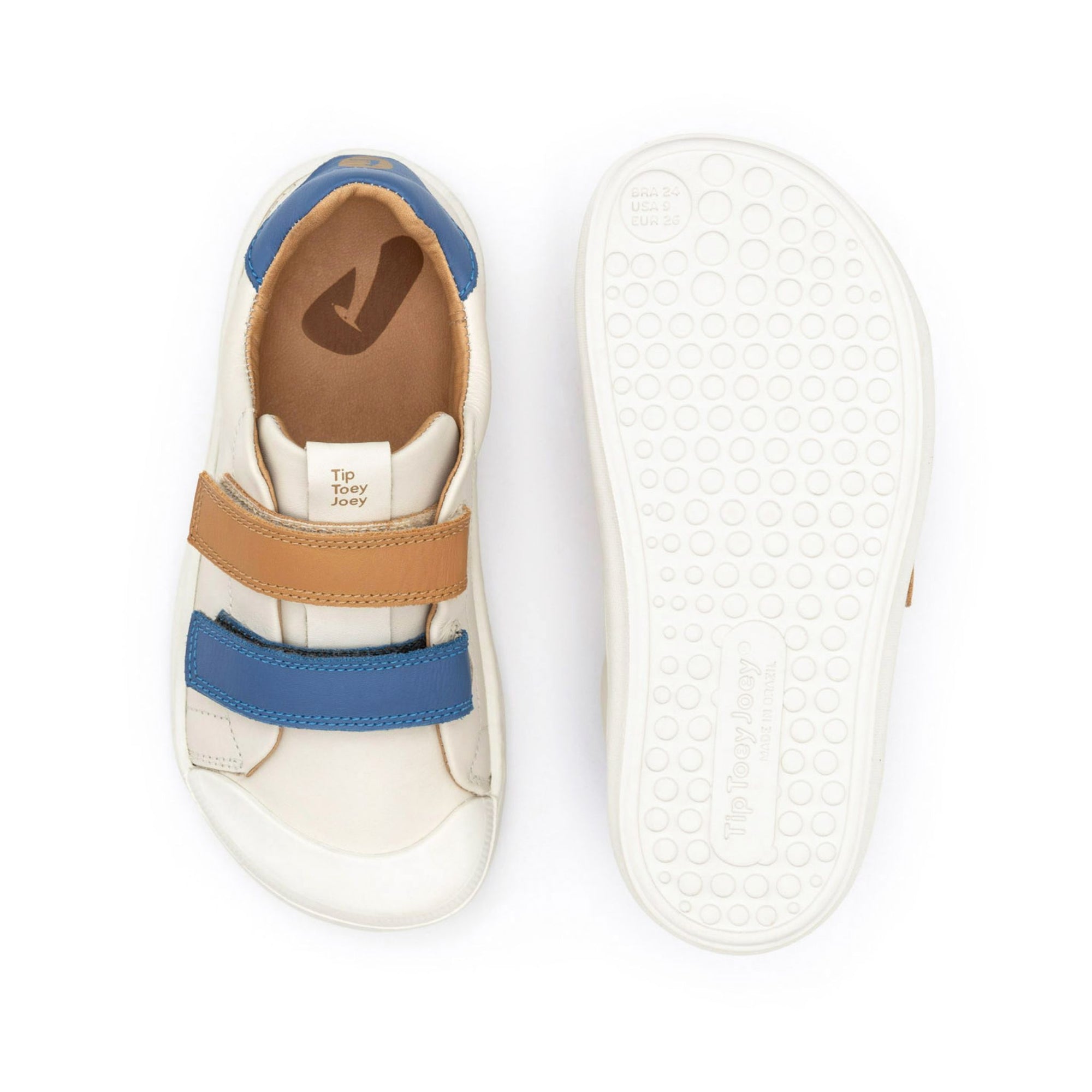 Tip Toey Joey Ramp Play Sneakers - Tapioca / Blue Tang / Hay (Kids) | The Elly Store