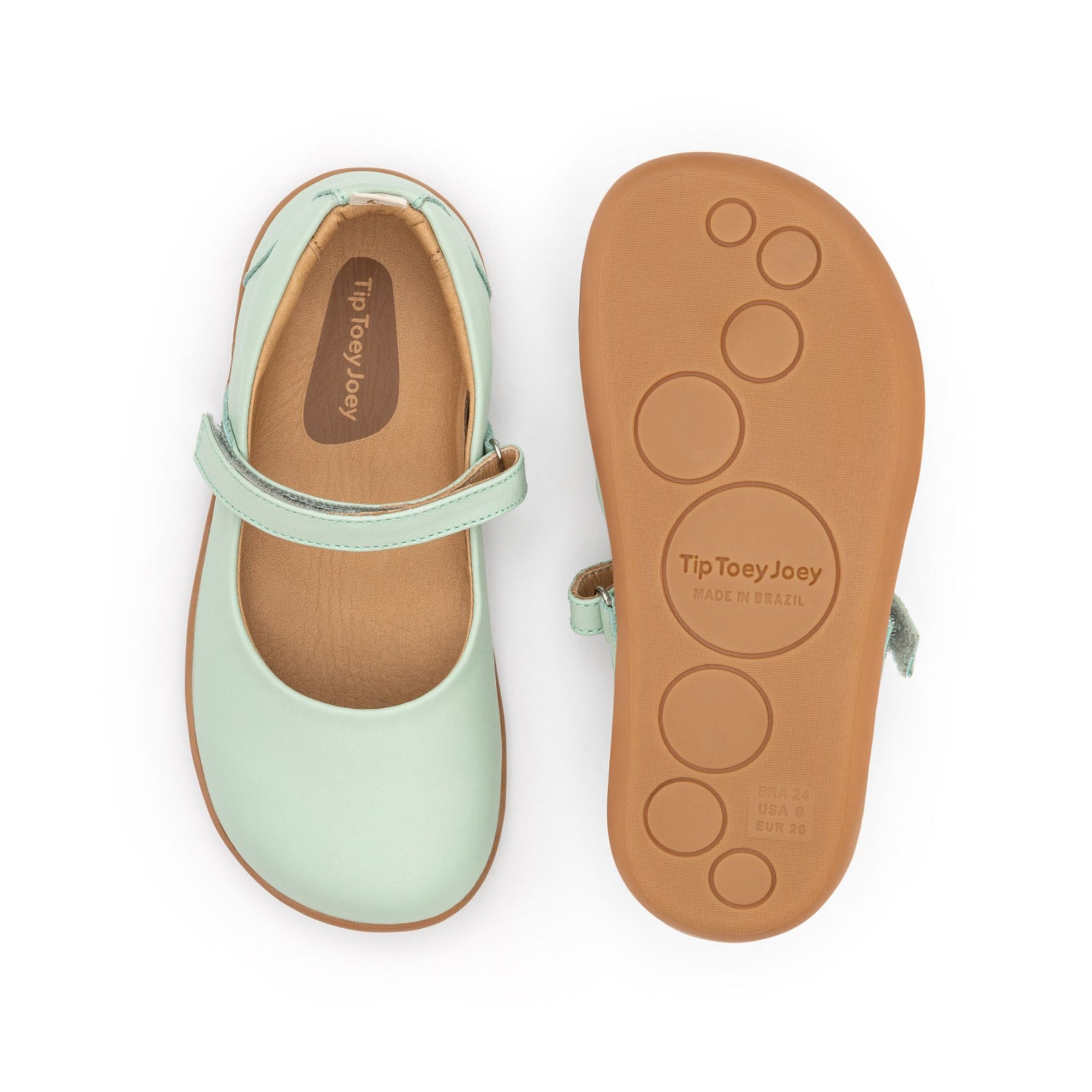 Tip Toey Joey Catch Mary Janes - Mint (Kids) | The Elly Store