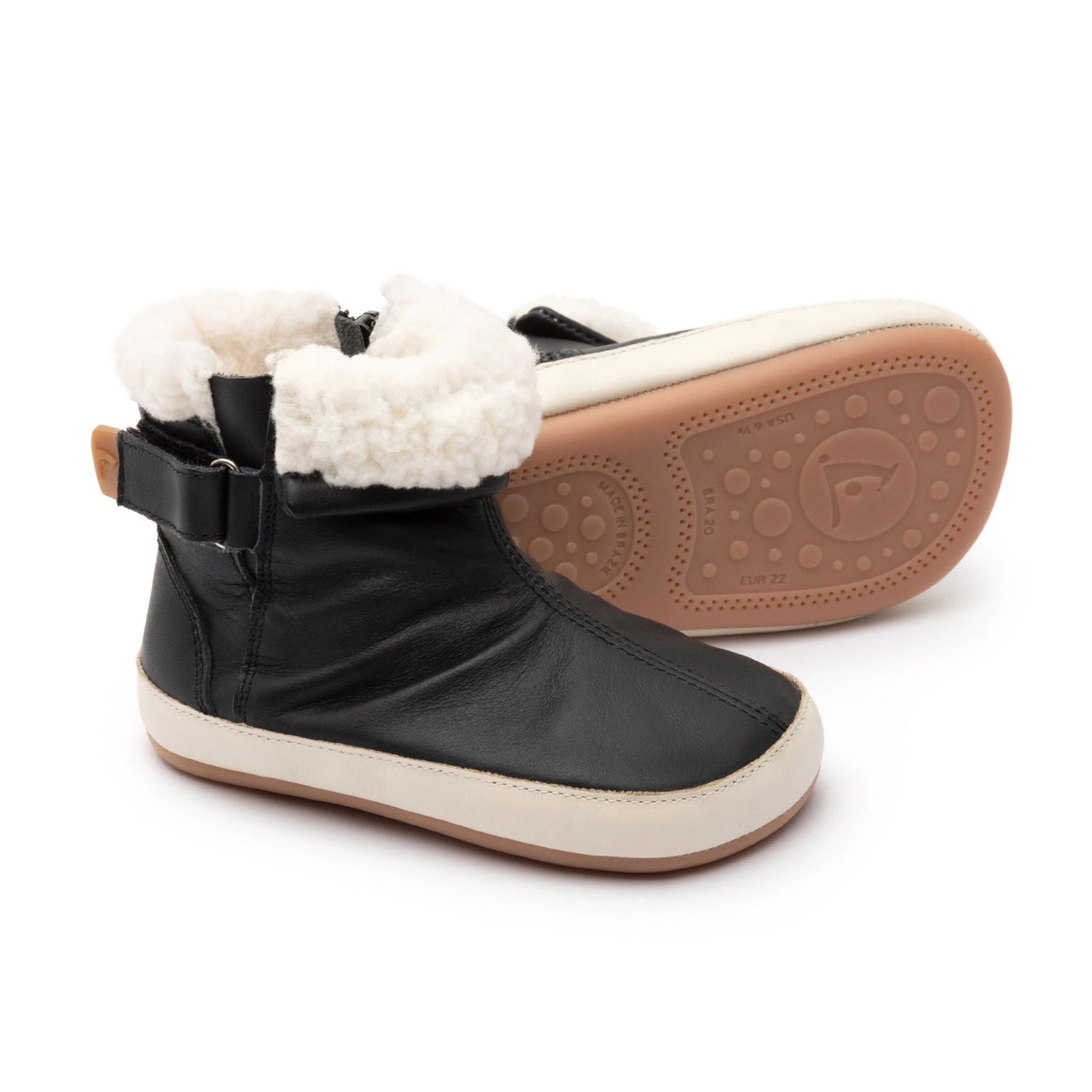 Tip Toey Joey Dobby - Black / Tapioca (Baby) | The Elly Store 