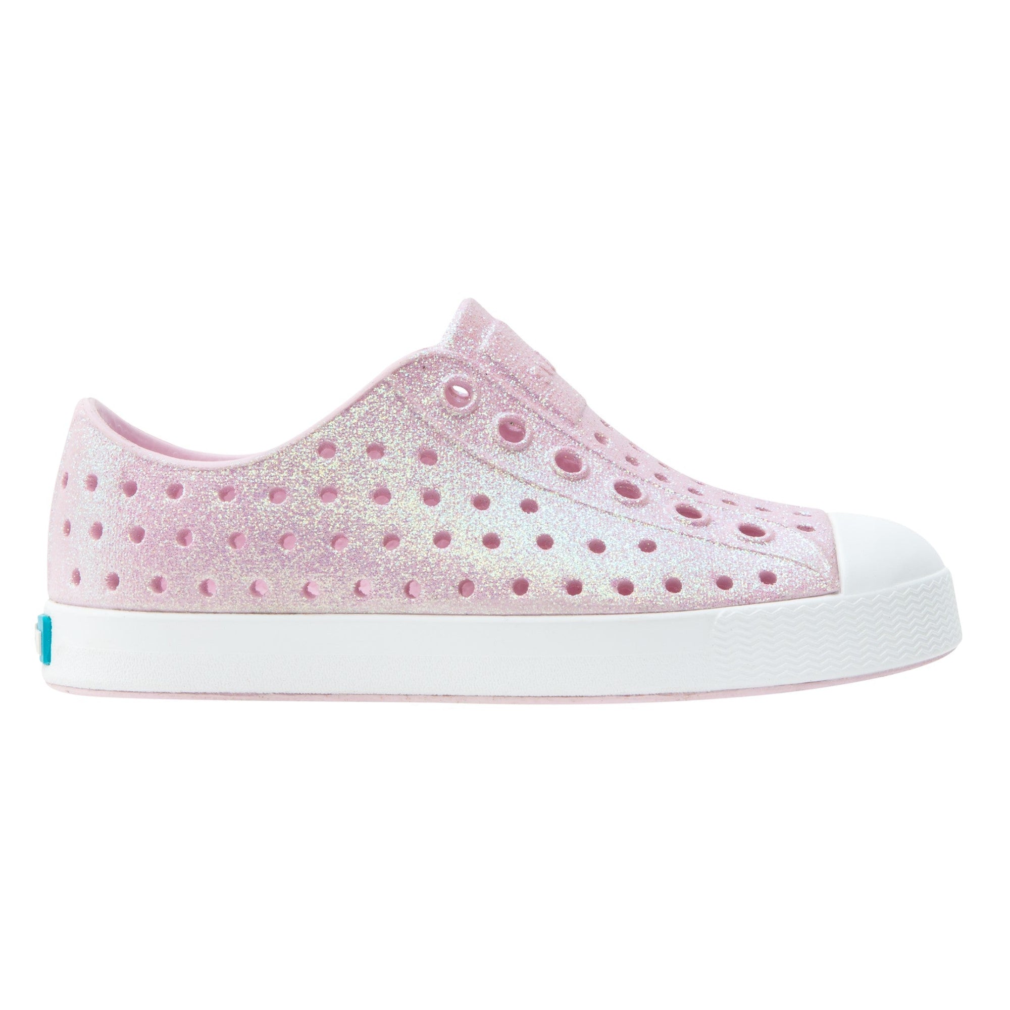 Native Jefferson Barely Pink Bling / Shell White | The Elly Store