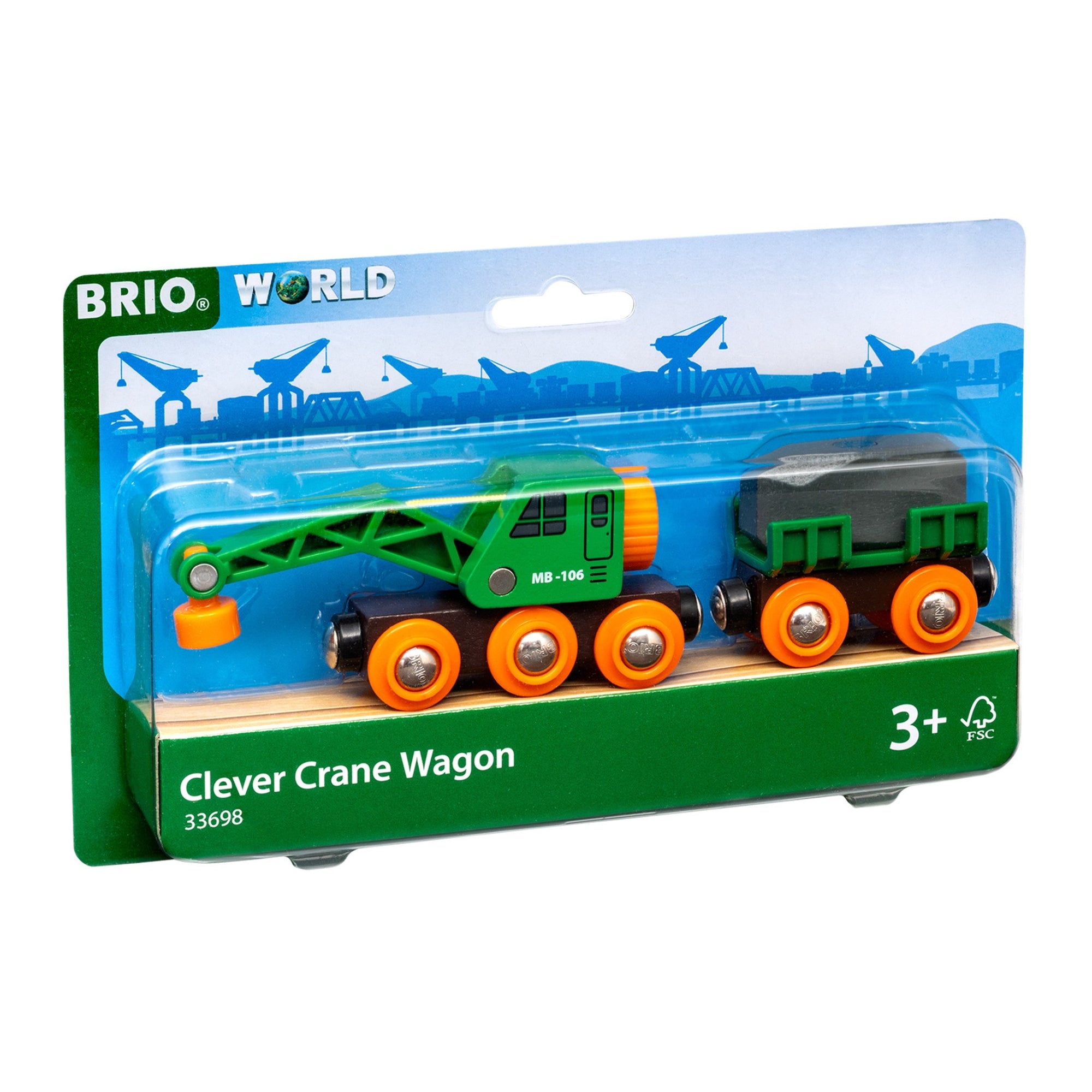 BRIO Clever Crane Wagon | The Elly Store