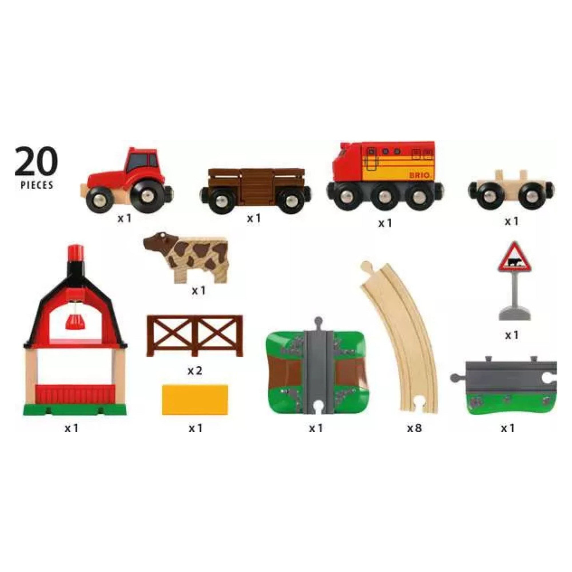 BRIO Farm Railway Set | The Elly Store