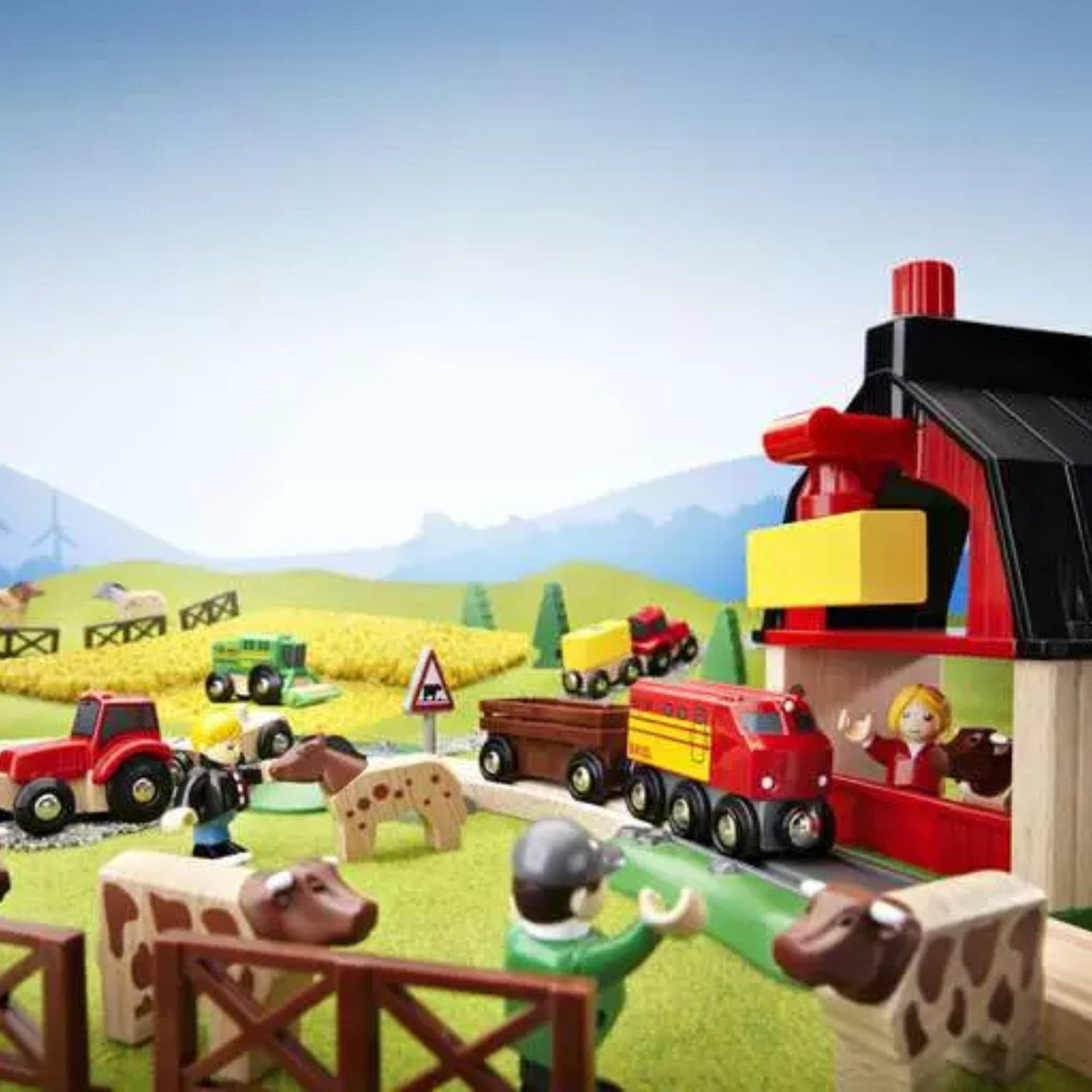 BRIO Farm Railway Set | The Elly Store