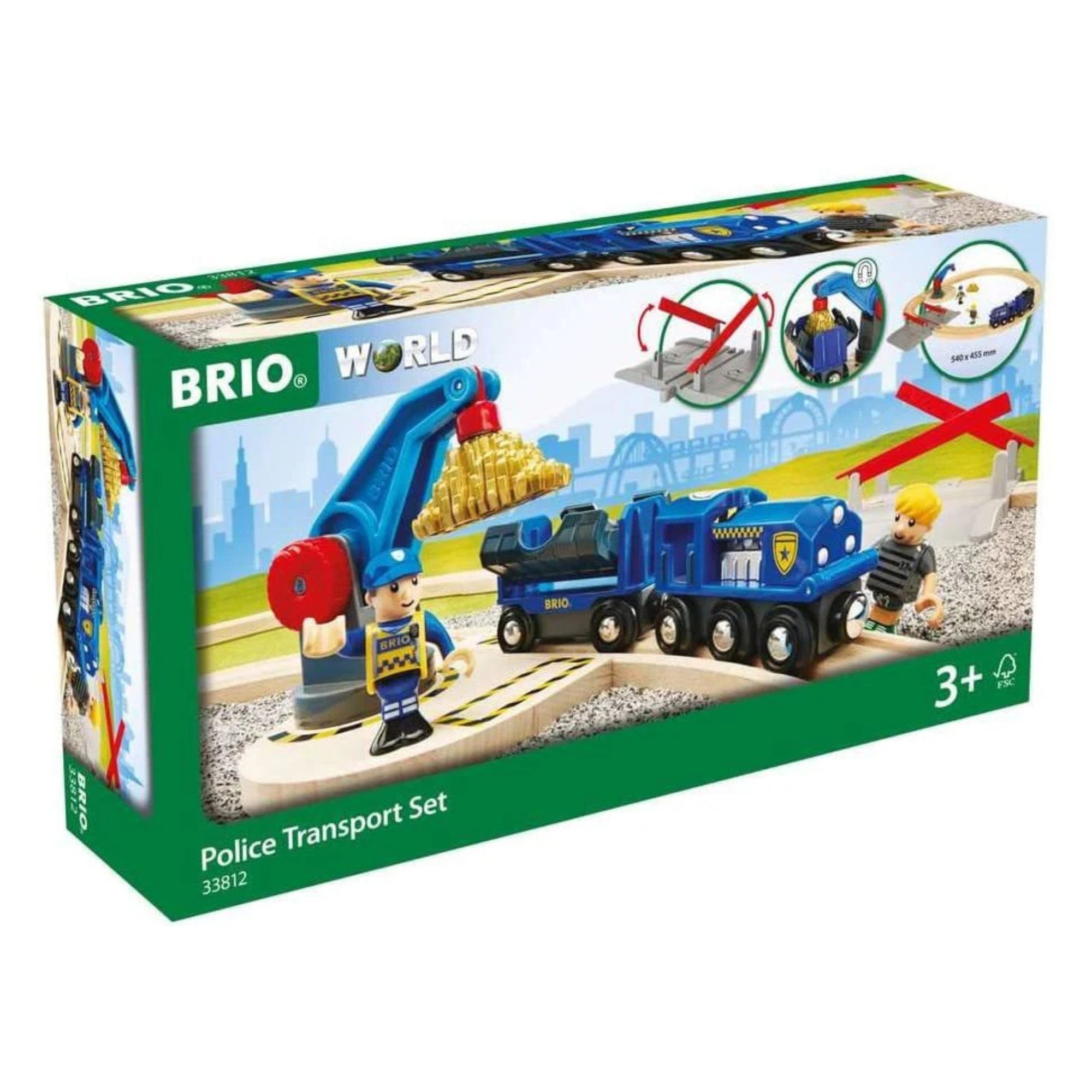 BRIO Police Transport Set | The Elly Store