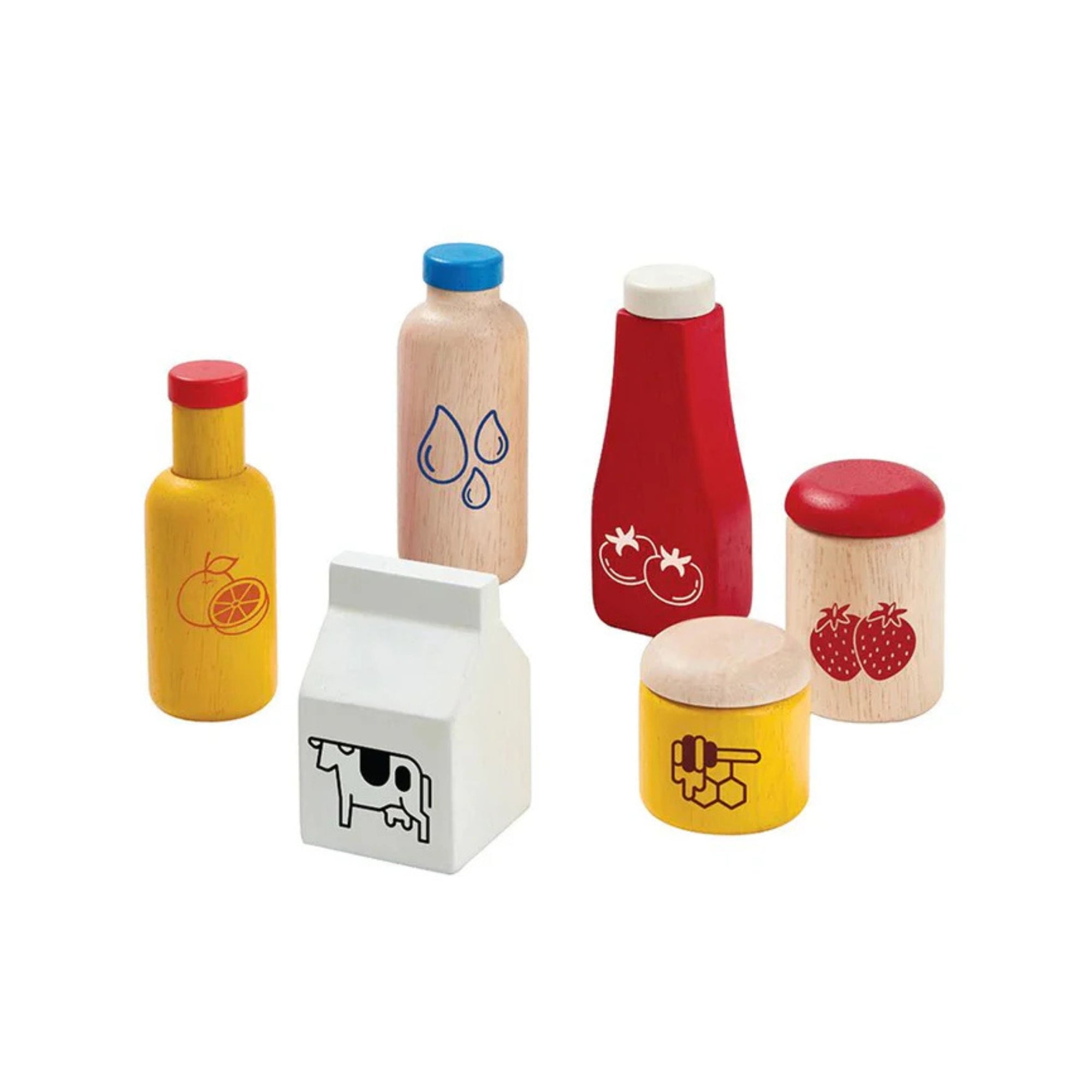 Plan Toys Food & Beverage Set | The Elly Store 