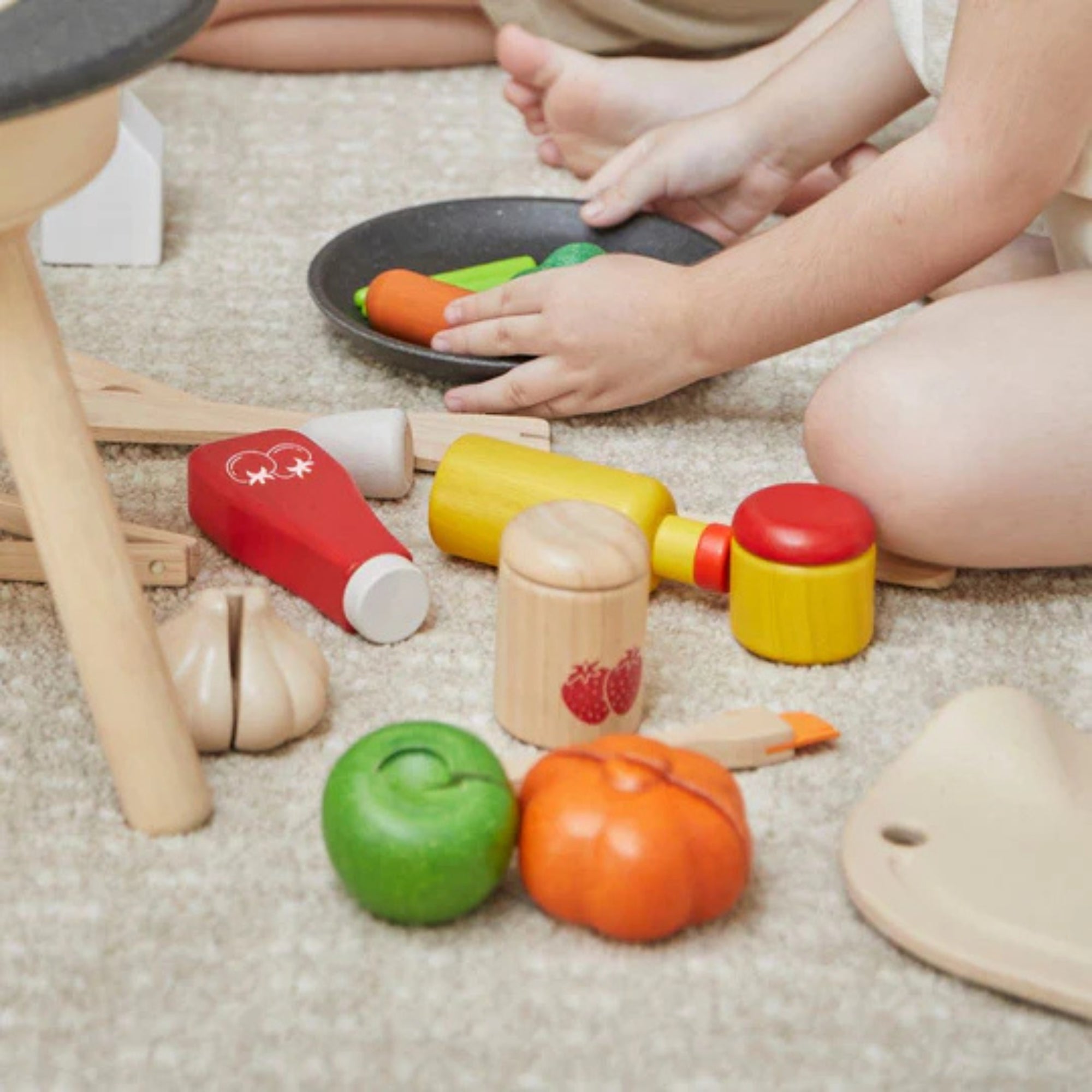 Plan Toys Food &amp; Beverage Set | The Elly Store 