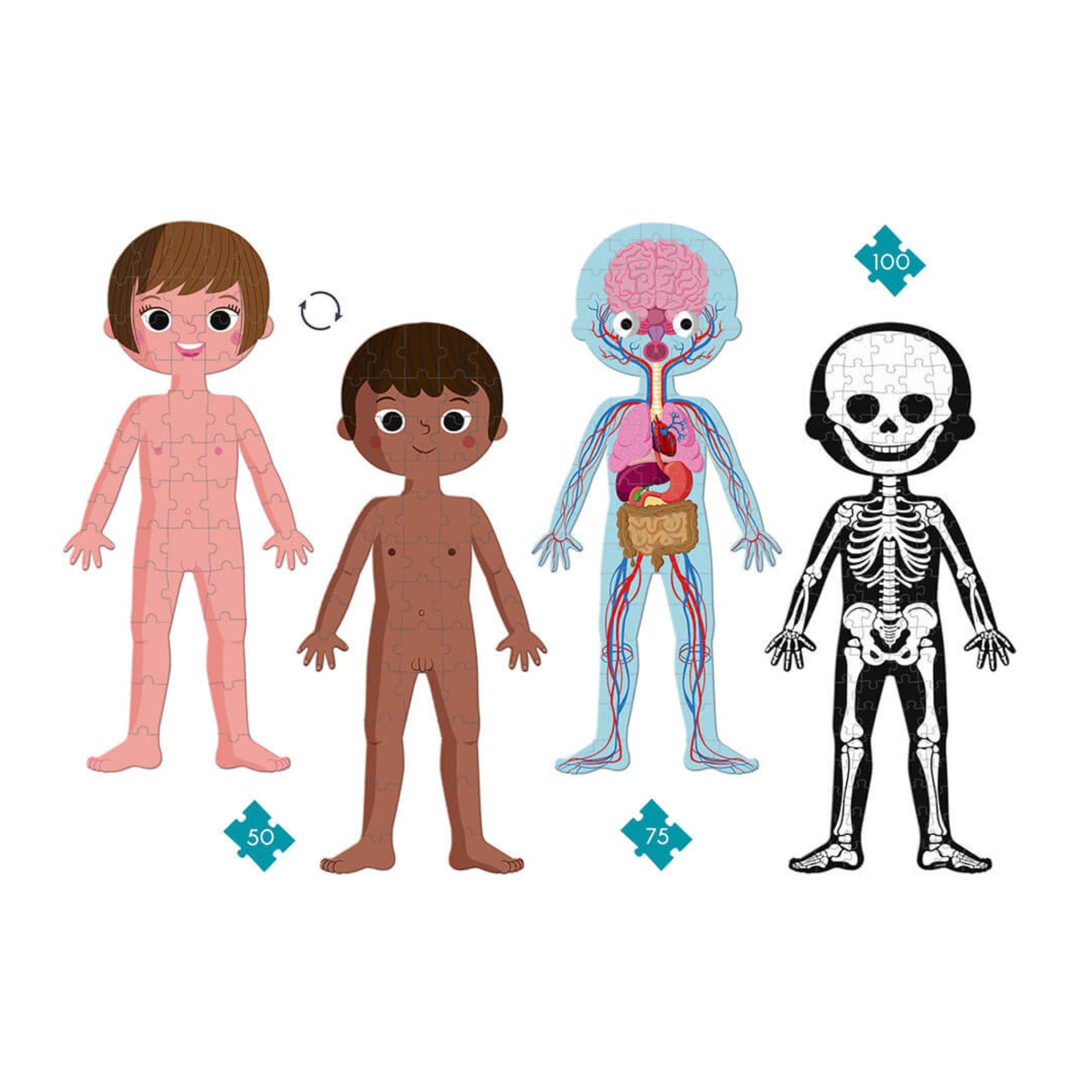 Janod | Educational Puzzle - Human Body | The Elly Store