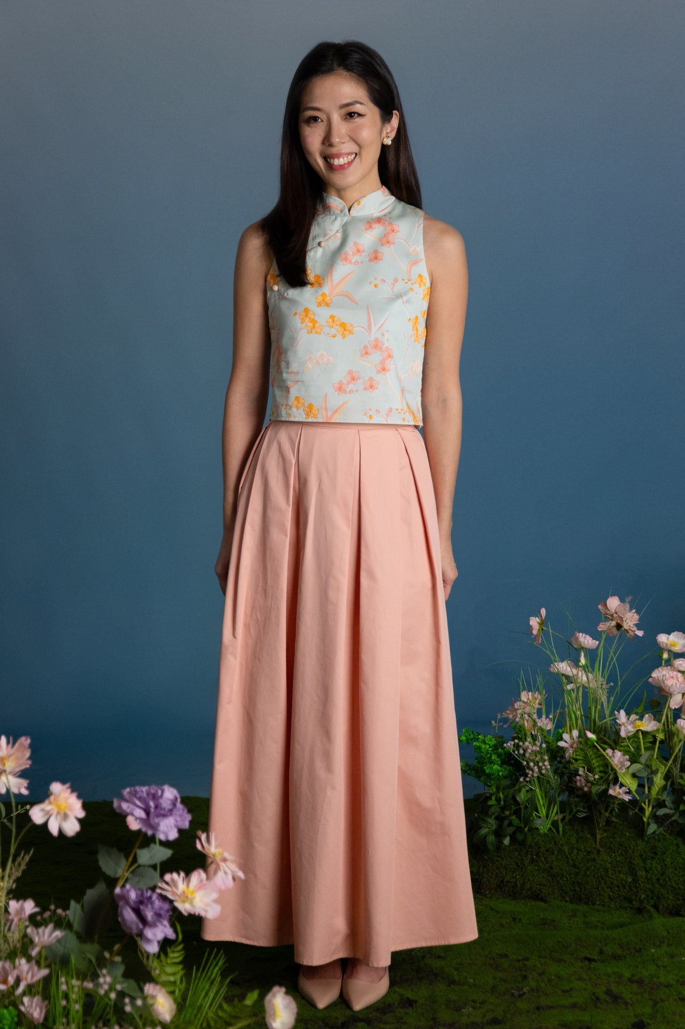 Ladies Celeste Skirt - Blush Pink