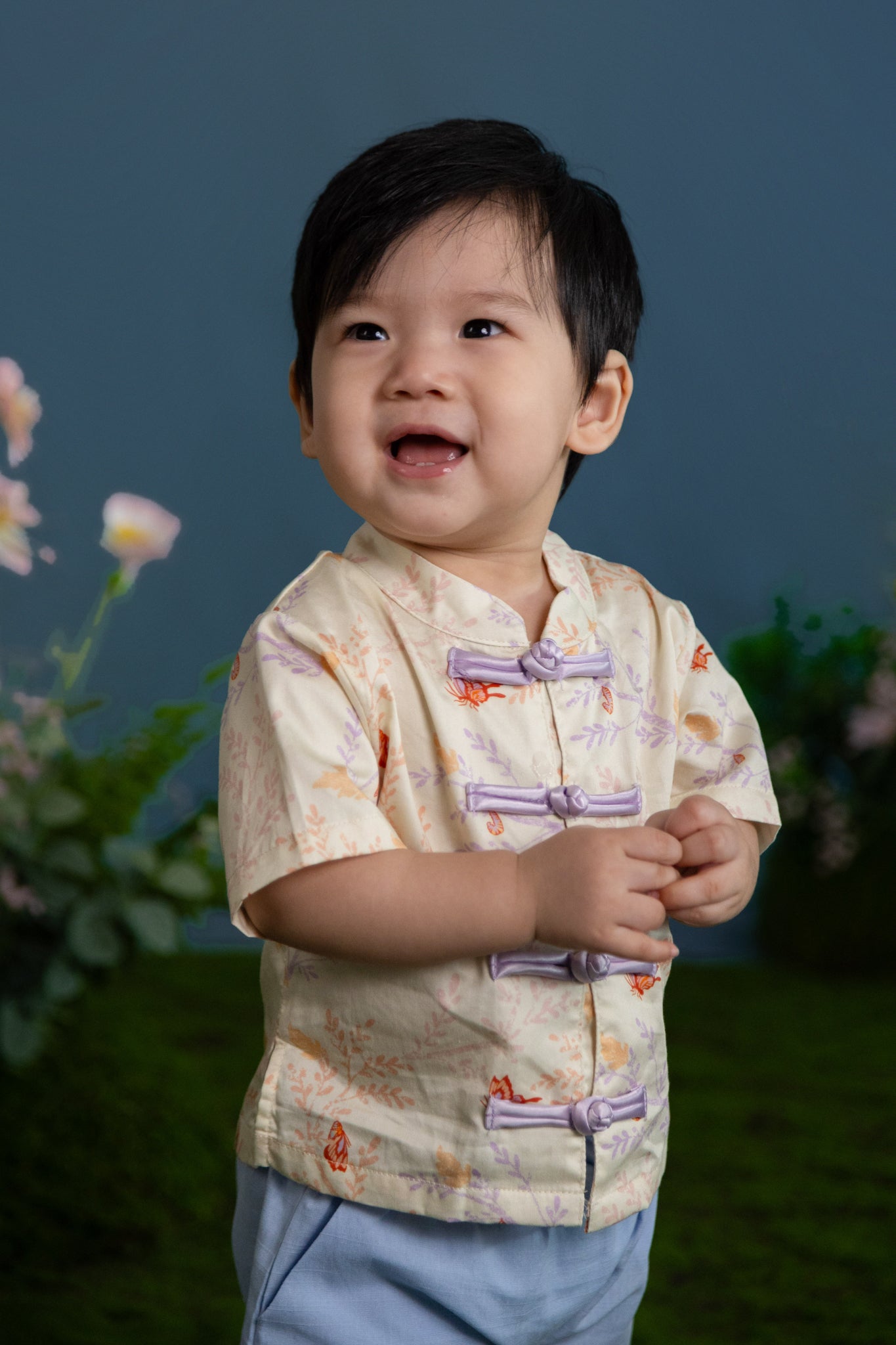 Tang Shirt - Coral Flutter Spring