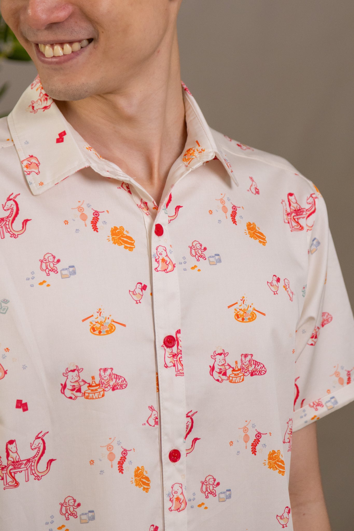 Men's Shirt - Zodiacs CNY Party