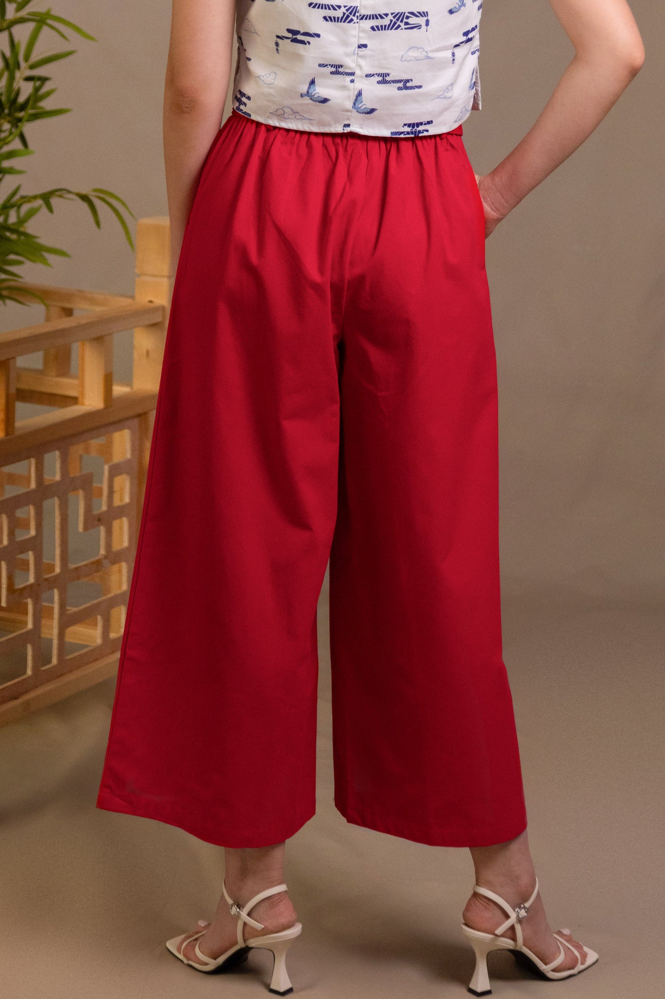 Ladies Nicole Pants - Red