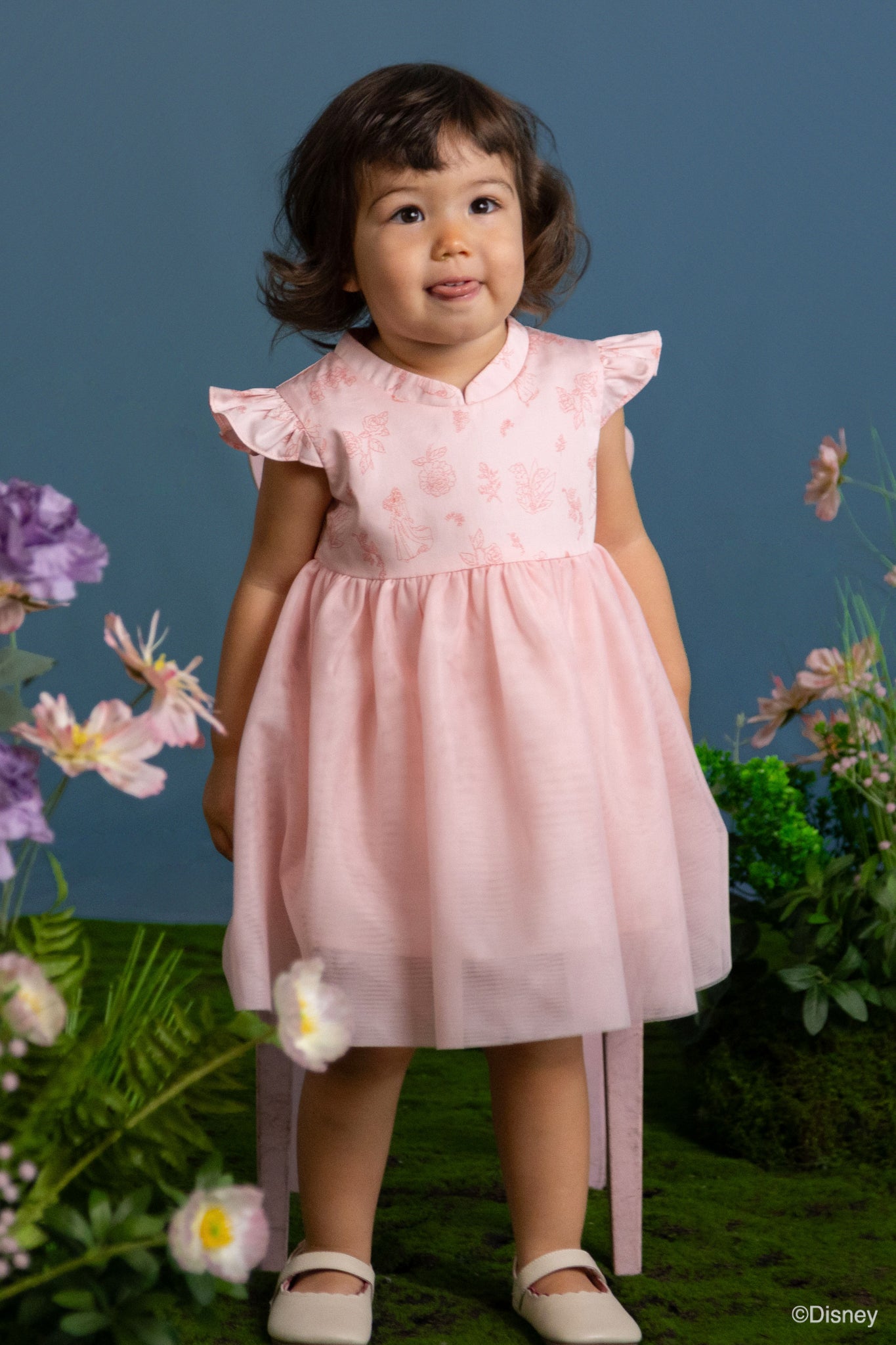 Flora Dress - Pink Floral Princess