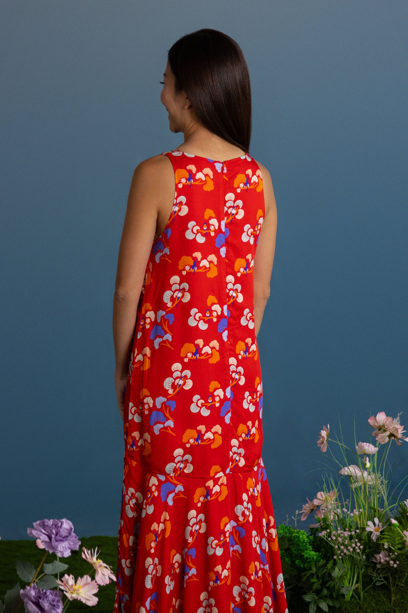 Ladies Madison Dress - Red Tree Songbirds