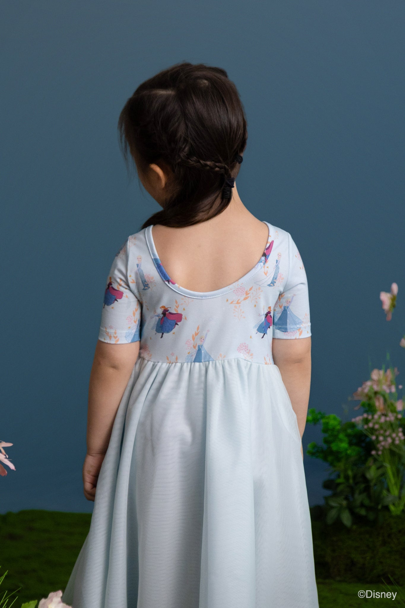 Lyla Dress - Turquoise Garden Elsa