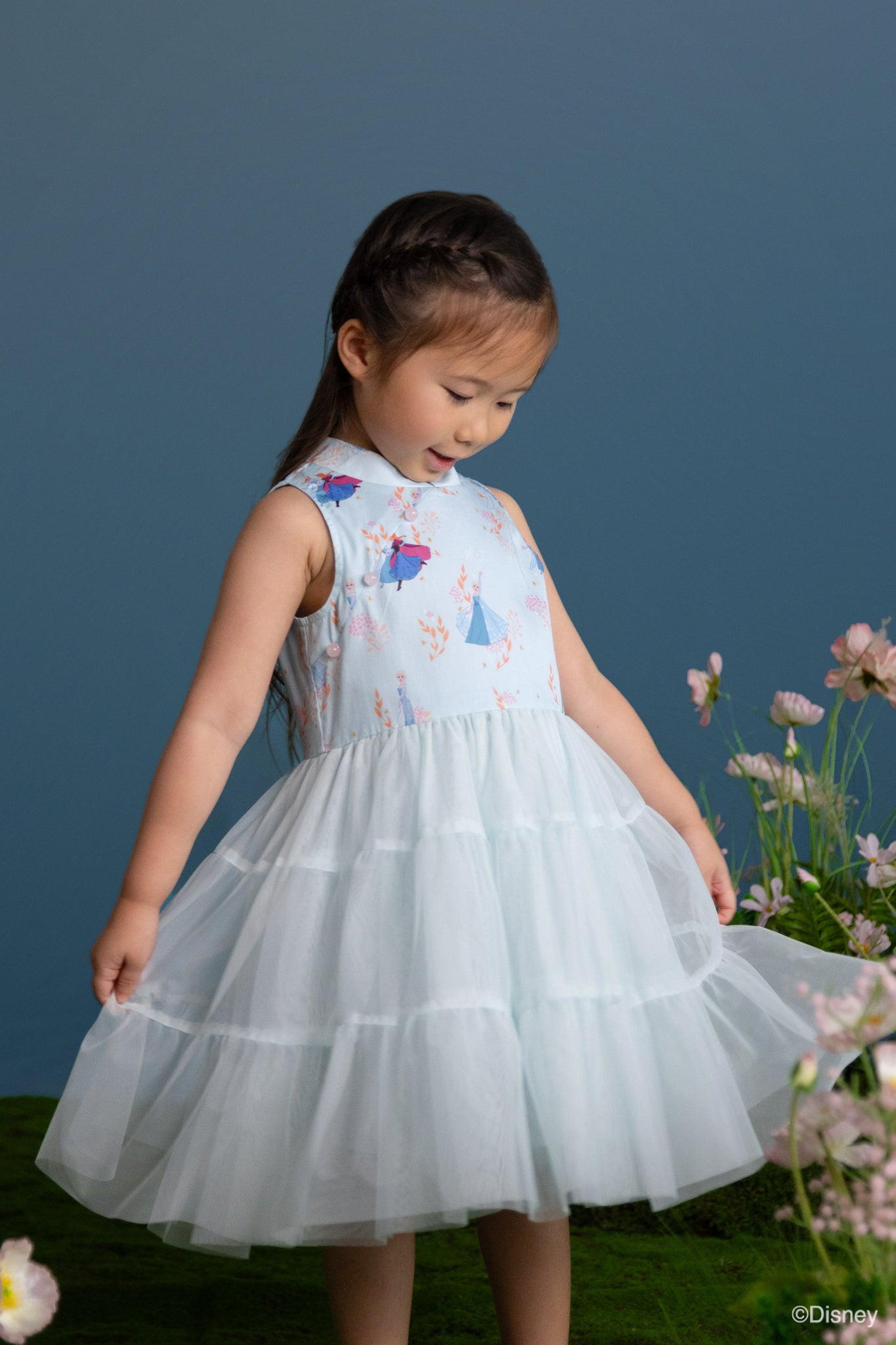 Wren Cheongsam - Turquoise Garden Elsa