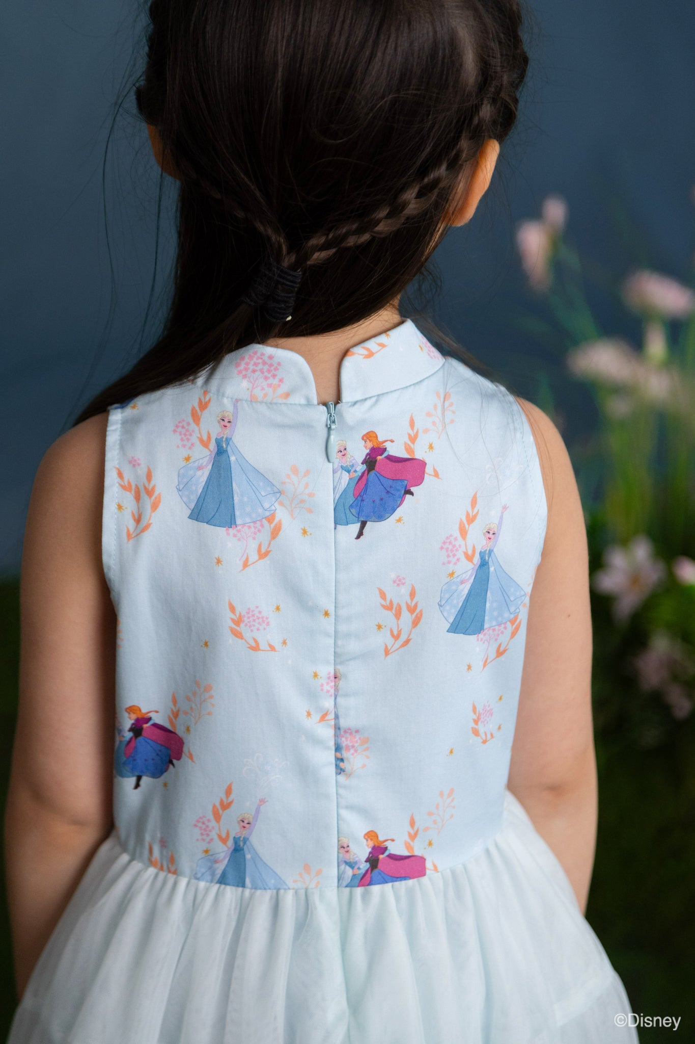 Wren Cheongsam - Turquoise Garden Elsa