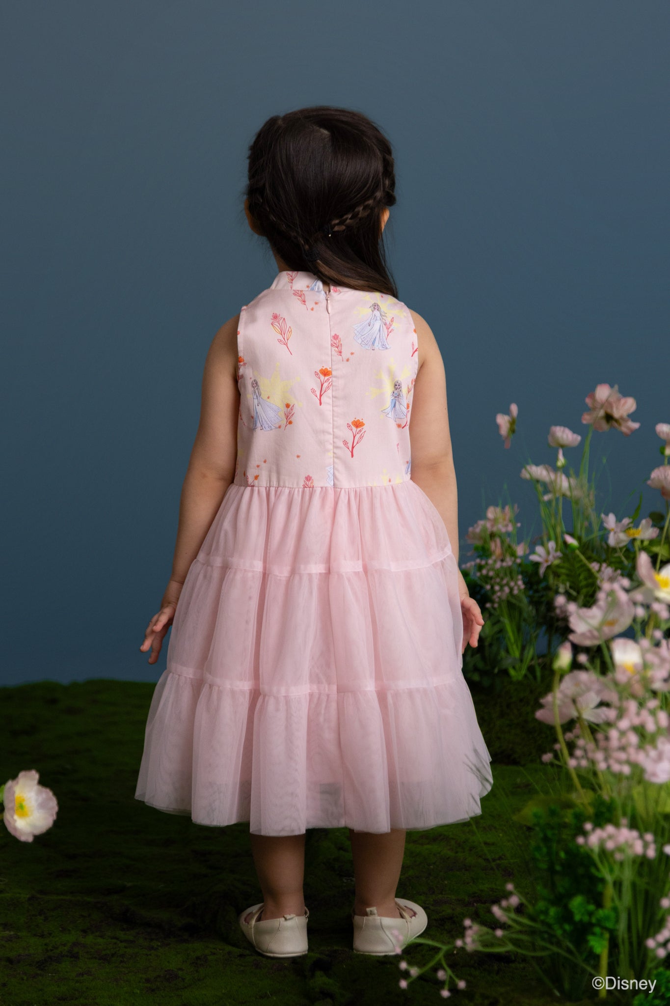 Wren Cheongsam - Pink Forest Elsa