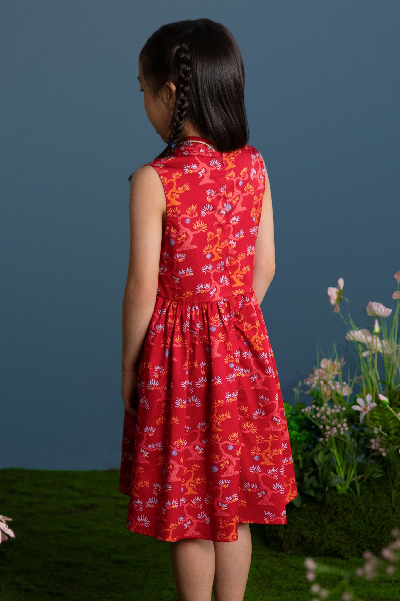 Luna Cheongsam - Red Lucky Bonsai