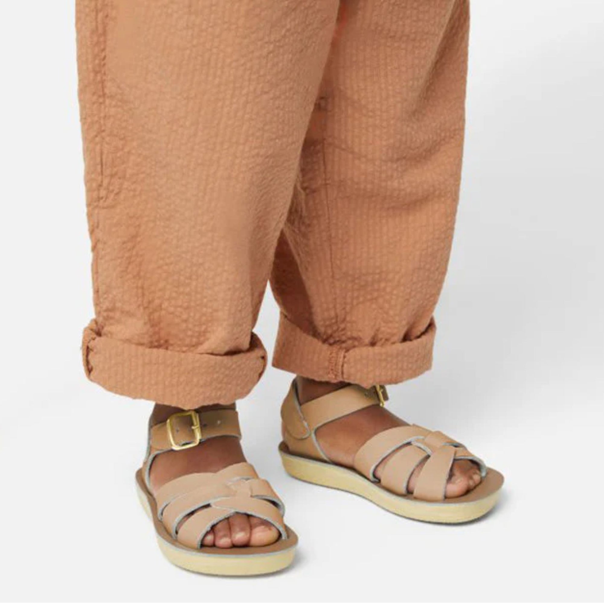 Salt-water Sandals Swimmer Kids Sandals - Latte