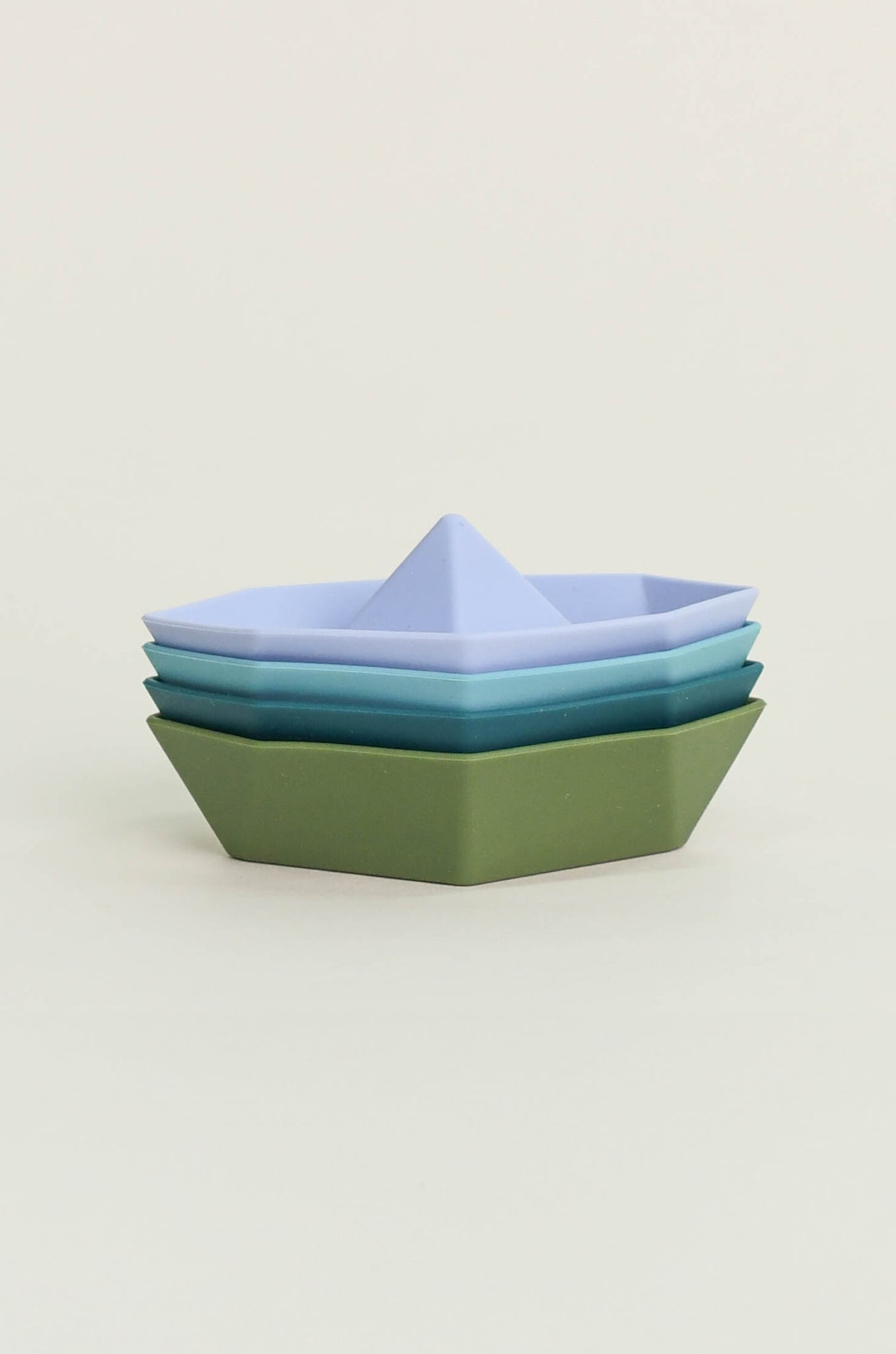 Olive | Stackable Boat - Blue Set of 4 | The Elly Store